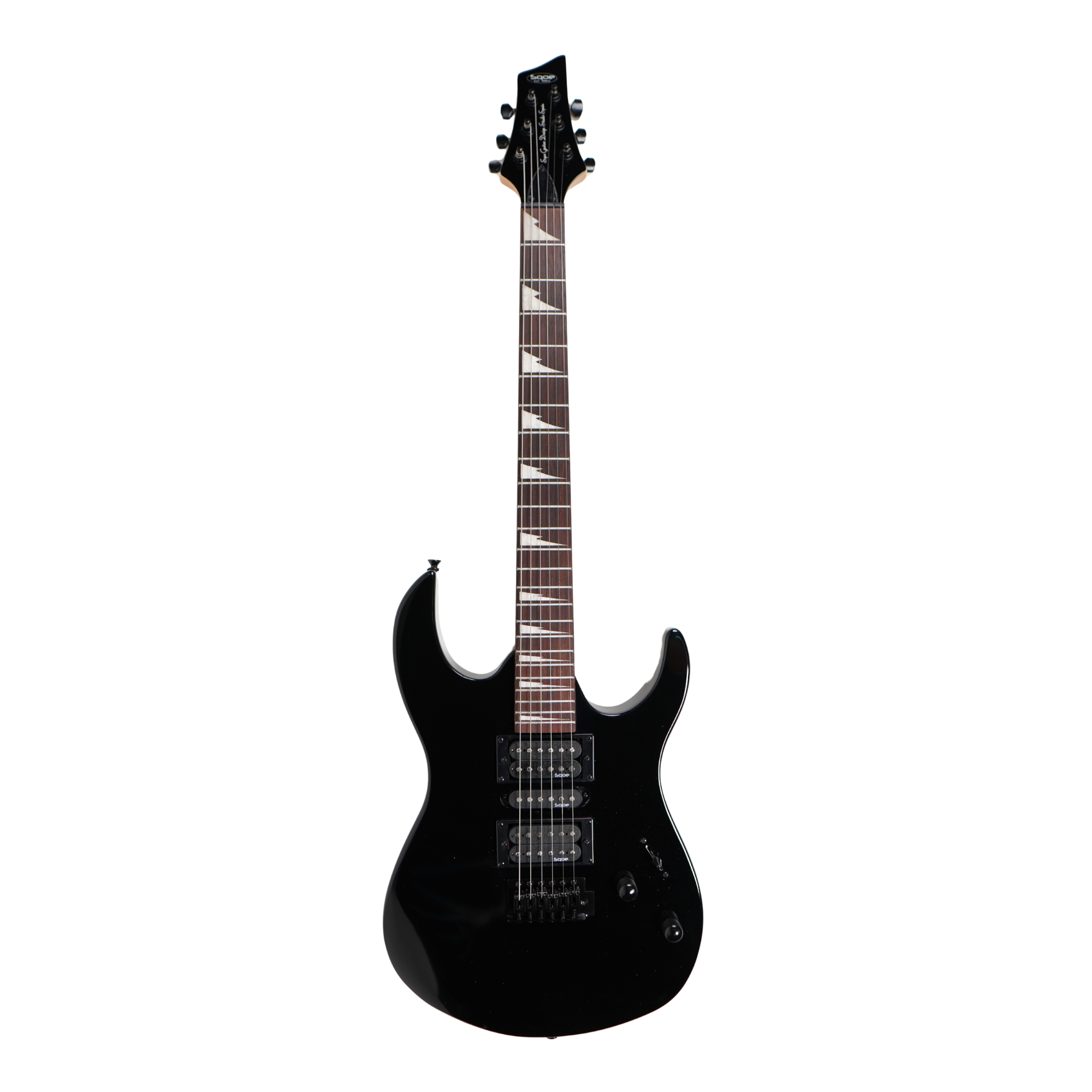 SQOE SEIB370 Black Super Strat series
