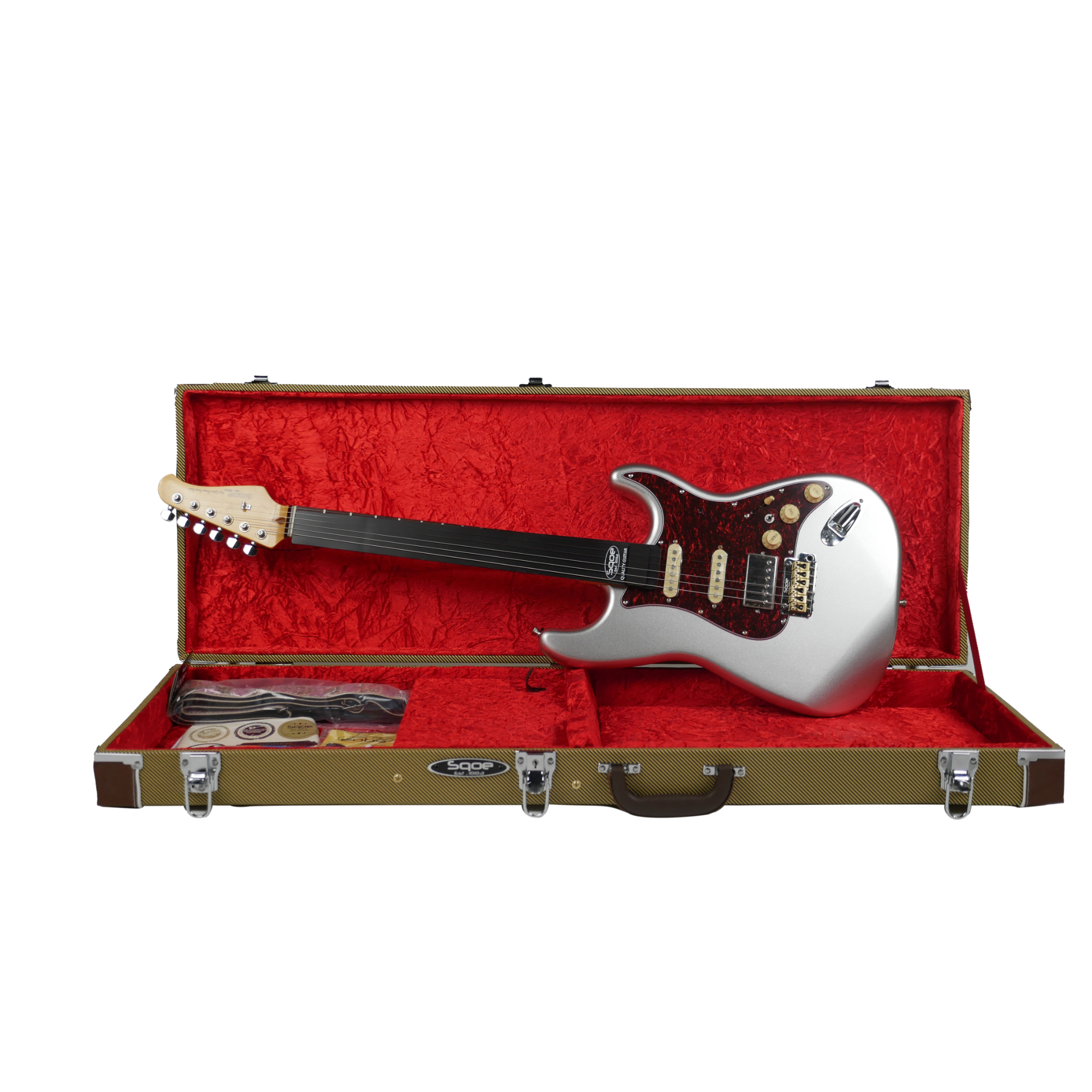 SQOE SEST1000 Silver full body with hardcase