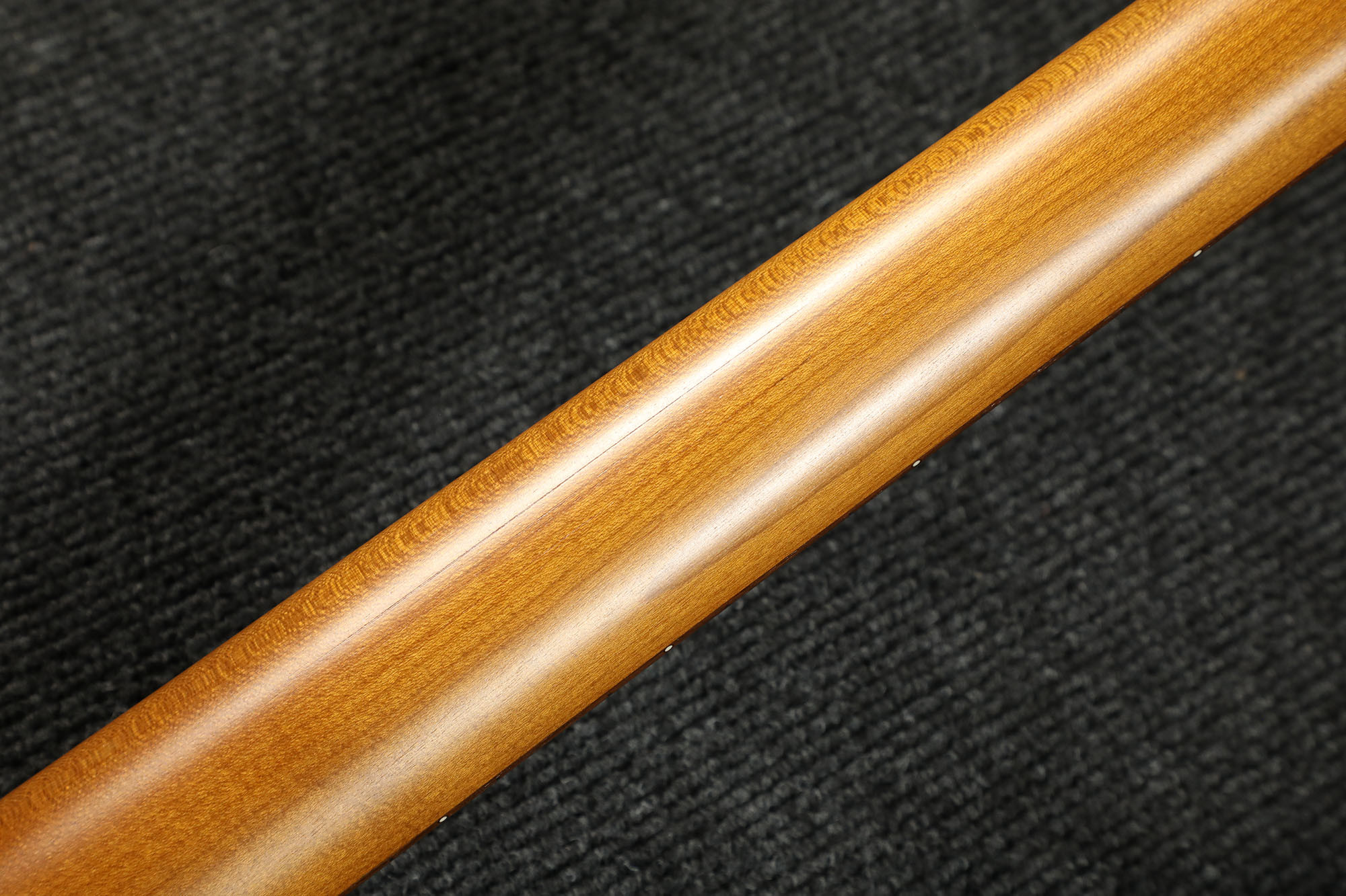 SQOE SEIB500 Storm Galaxy Blue roasted maple neck back
