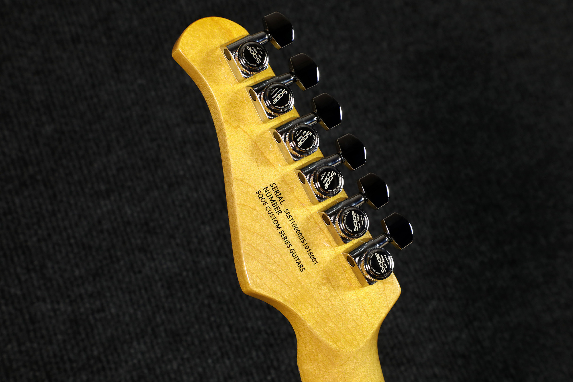 SQOE SEST1000 Peach Pink sealed locking tuners