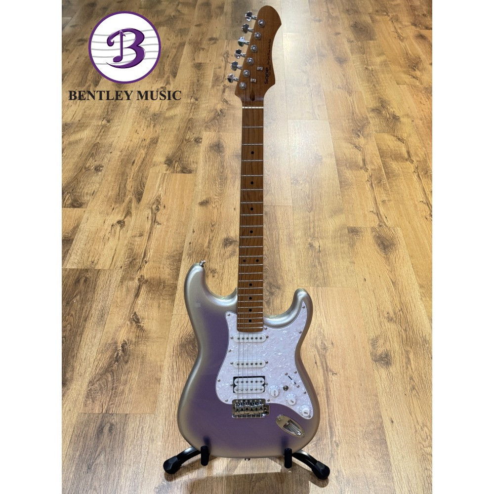 SQOE SEST610 HSS Electric Guitar - Ice Flower Purple