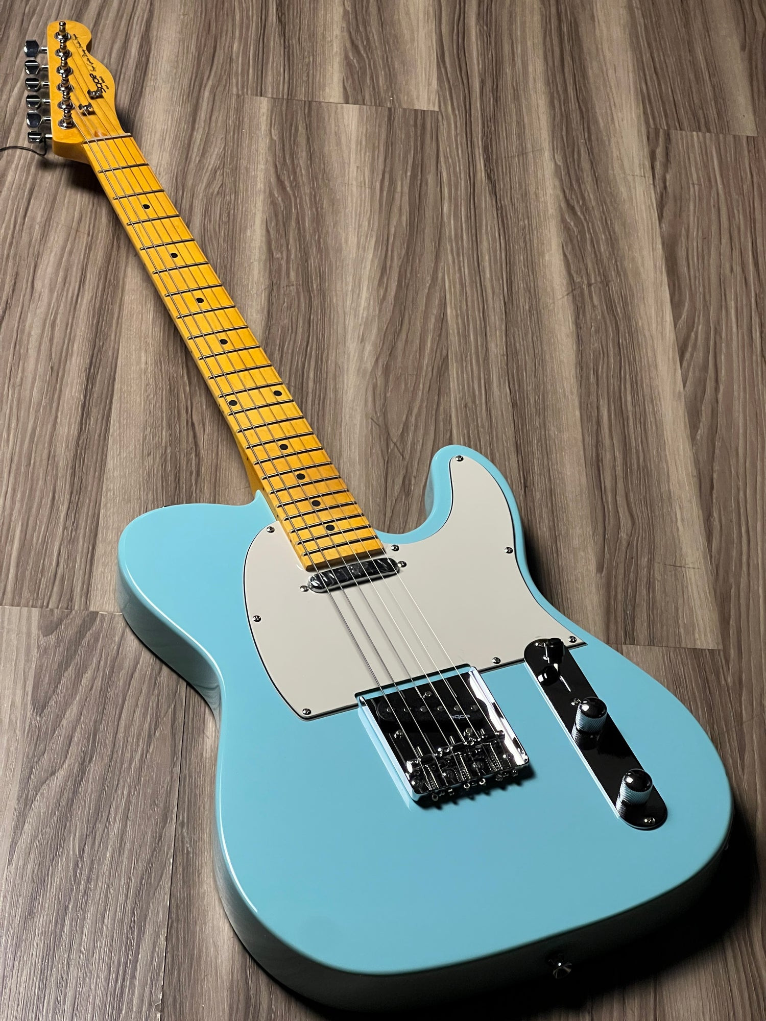 SQOE SETL250 Tele Style Electric Guitar - Sky Blue
