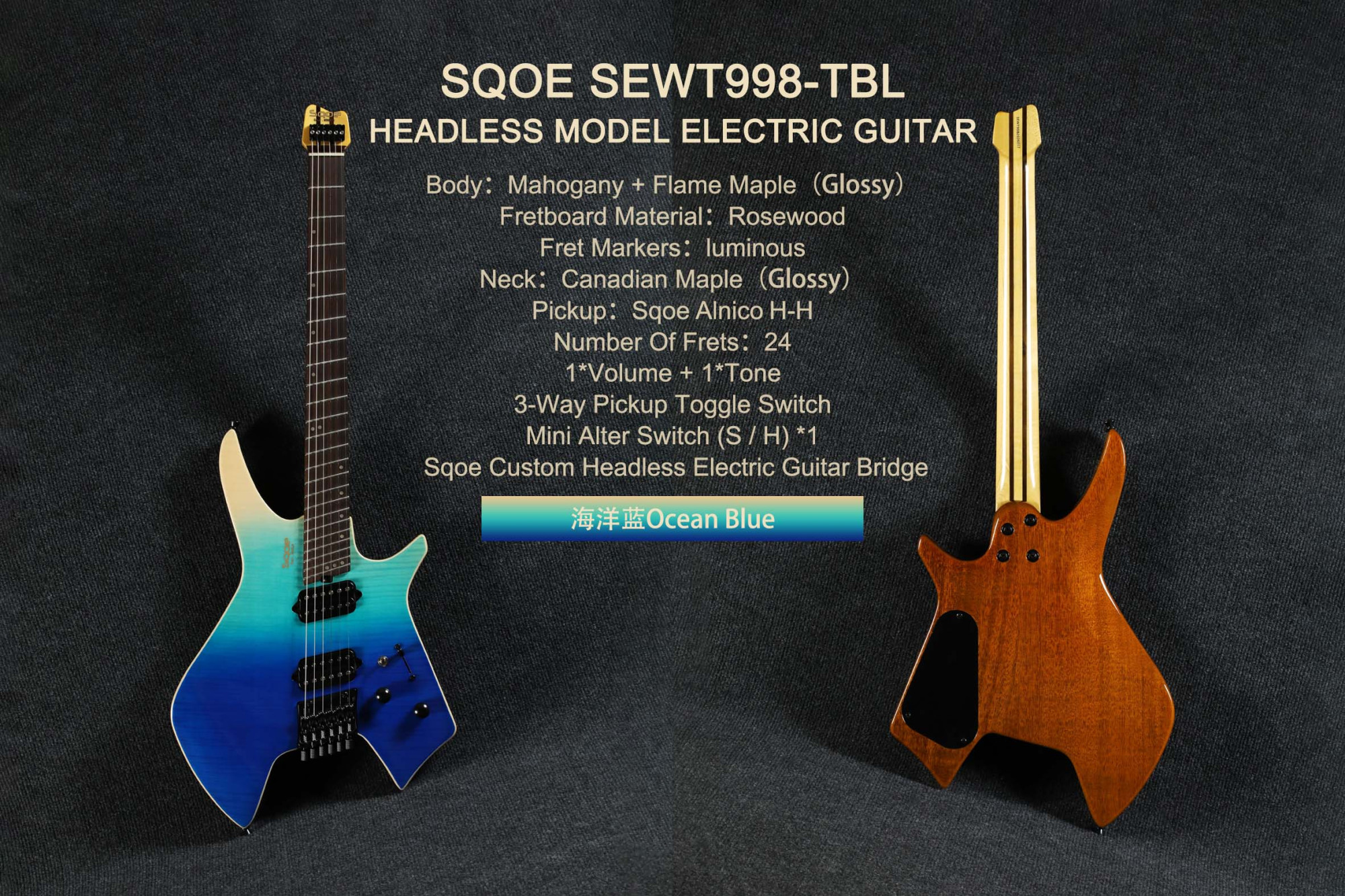 H-H Pickups 3-Way Switch Coil-Split Mini Switch