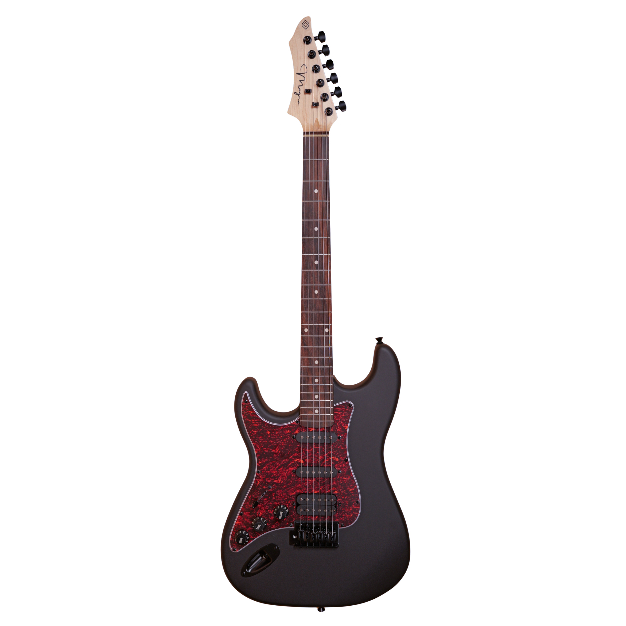 Strydom ST20R Left-Handed Stratway Carbon Electric Guitar HSS Matte Black