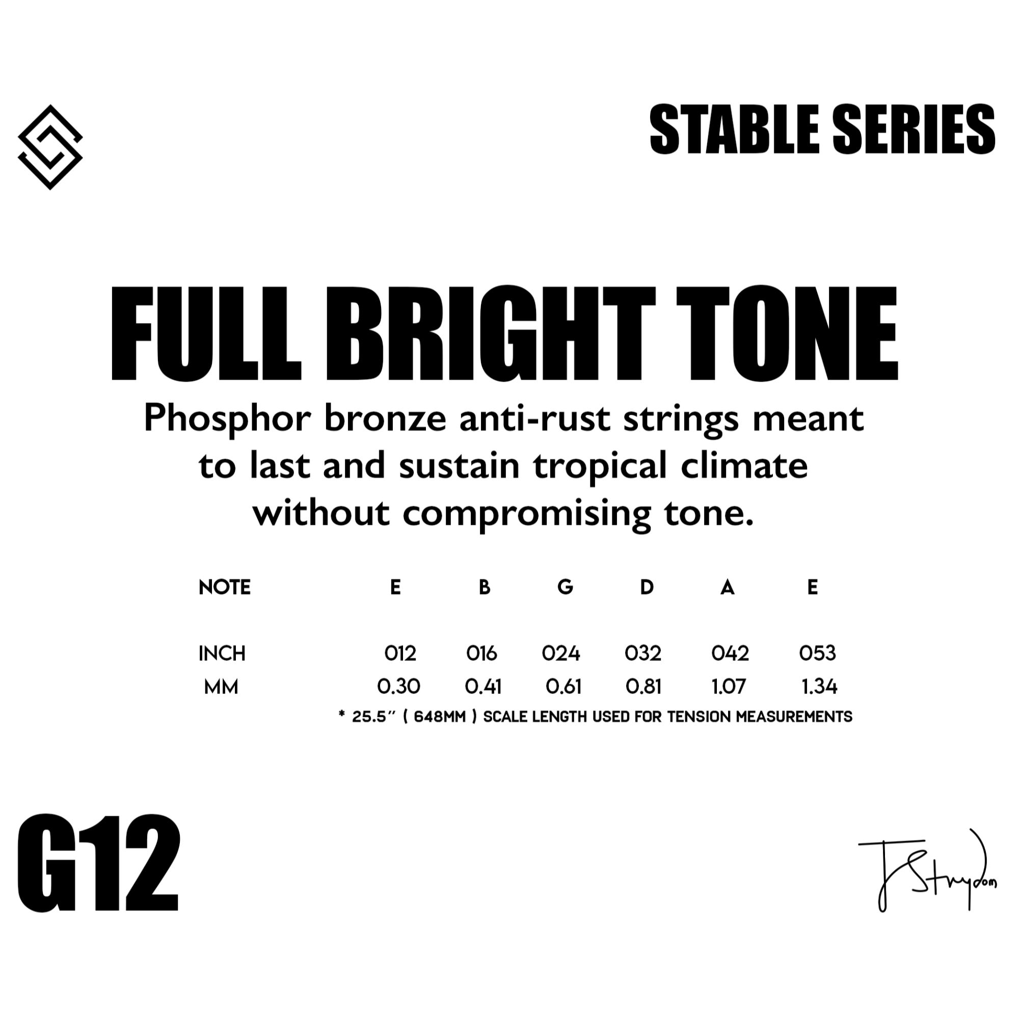 Strydom Strings STABLE series G12