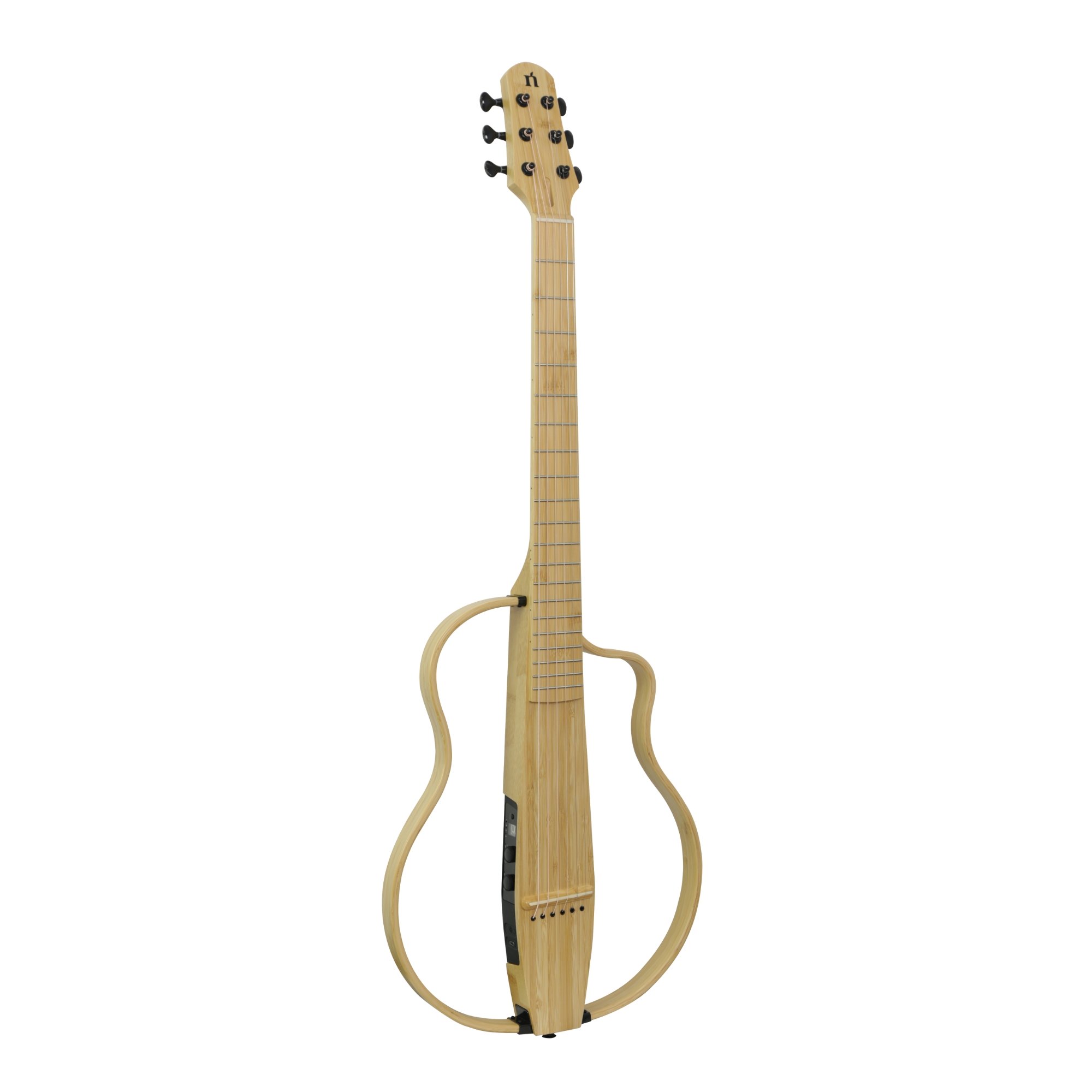Natasha NBSG Steel String Silent Smart Guitar Bamboo