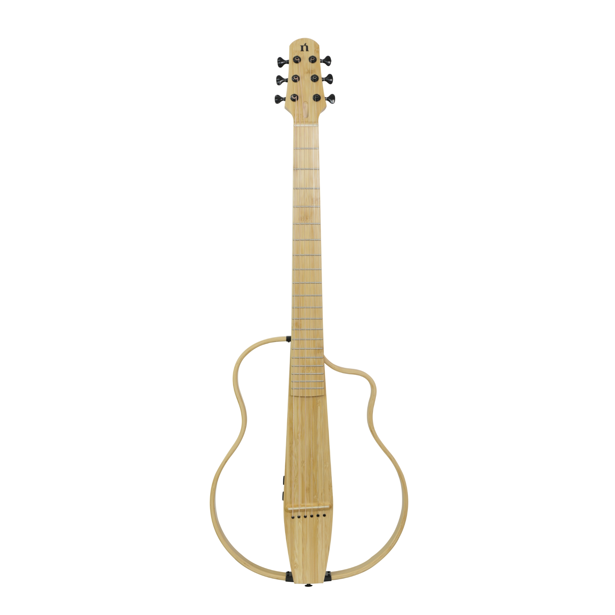 Natasha NBSG Steel String Silent Smart Guitar Bamboo