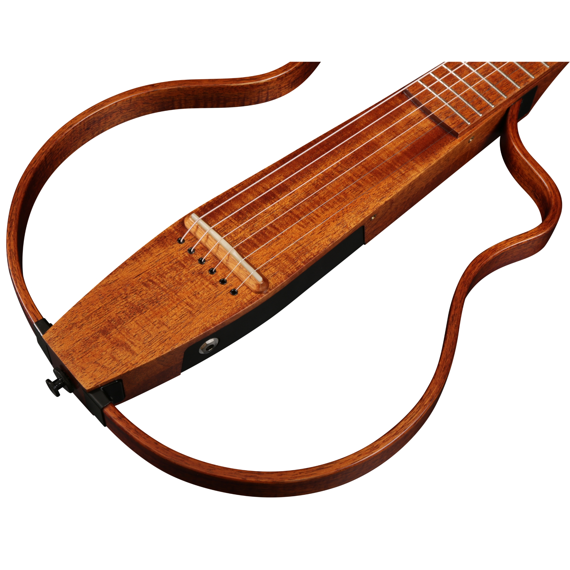 Natasha NBSG Steel String Silent Smart Guitar Mahogany