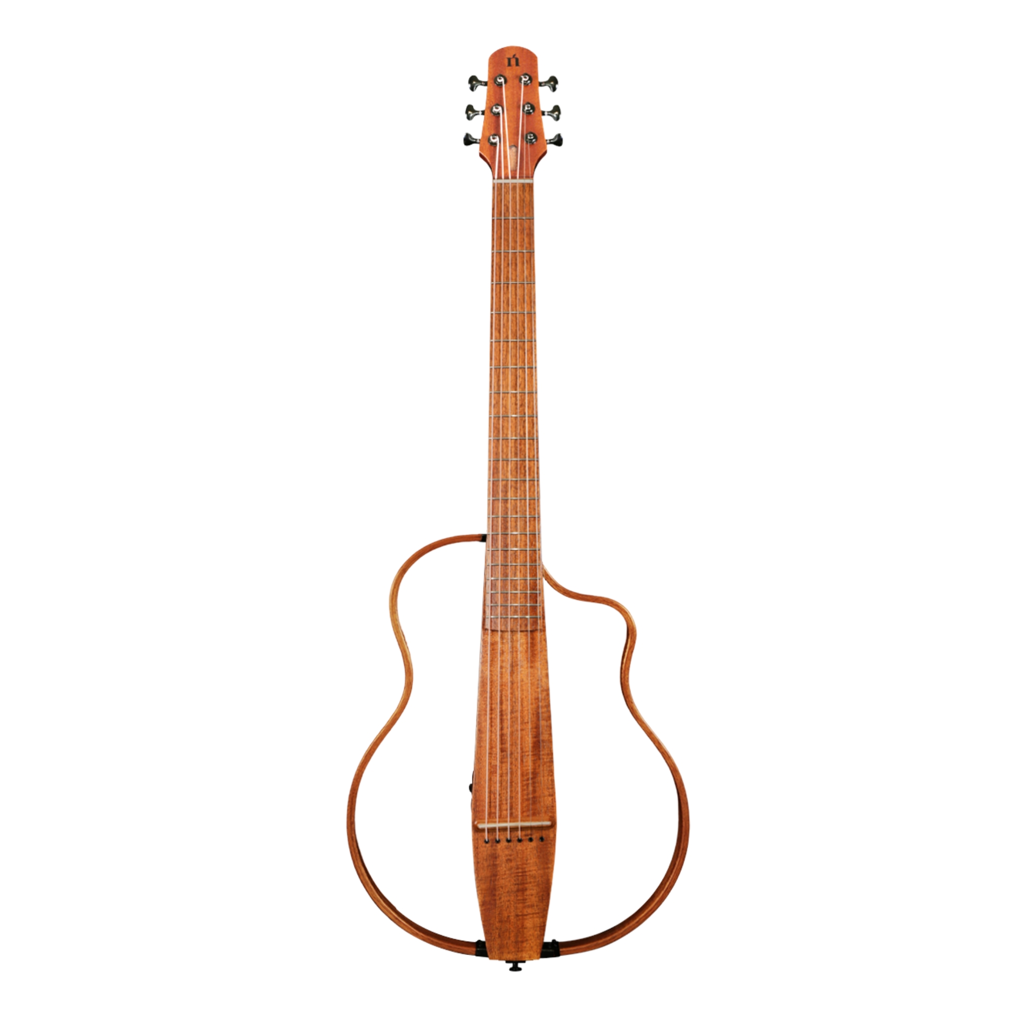 Natasha NBSG Steel String Silent Smart Guitar Mahogany