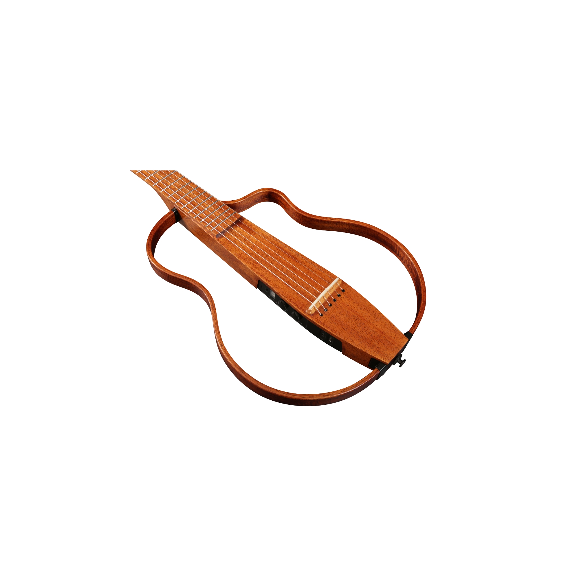 Natasha NBSG Steel String Silent Smart Guitar Mahogany