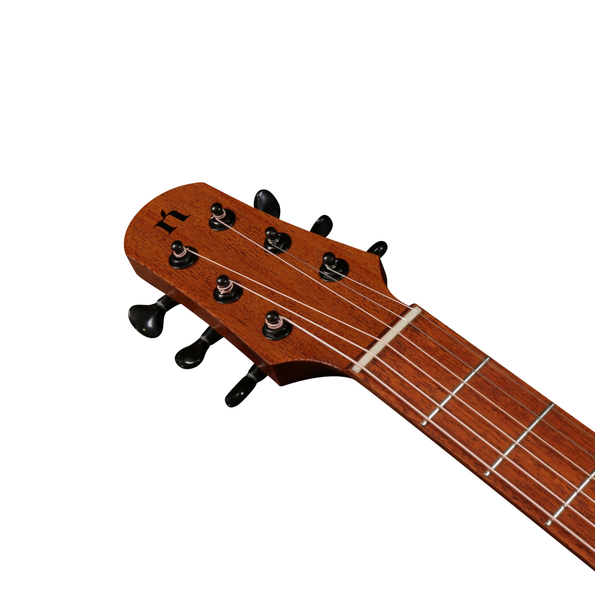 Natasha NBSG Steel String Silent Smart Guitar Mahogany