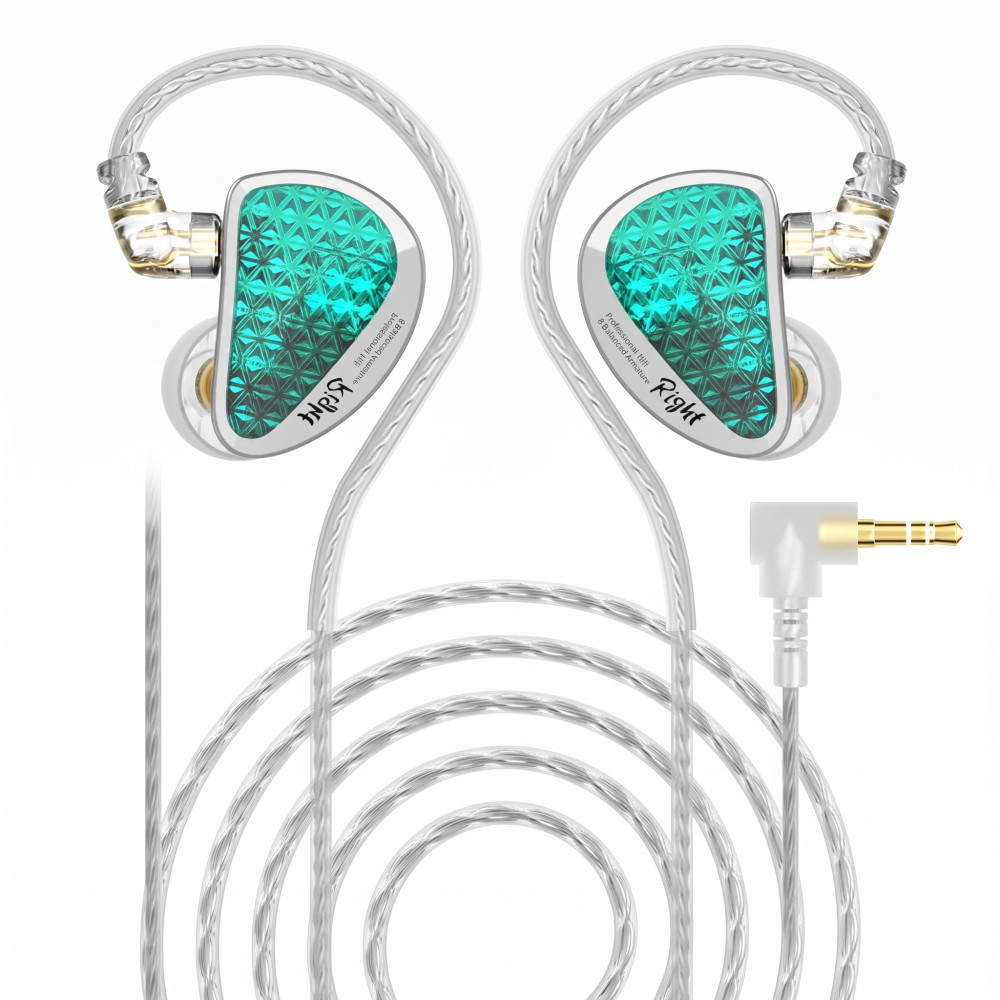 Image of KZ AS16 Pro Cyan All-BA In Ear Monitor 16 Drivers