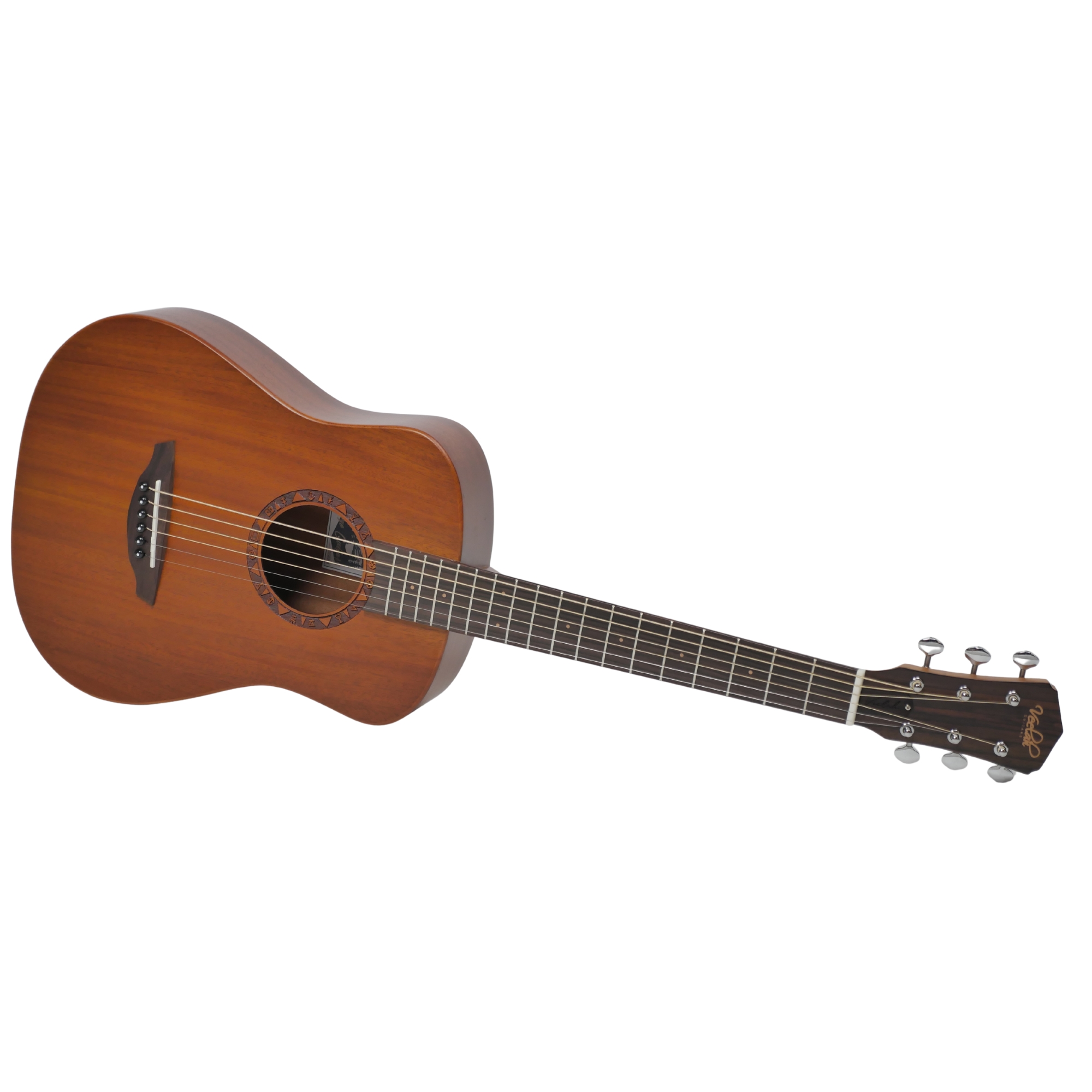 Veelah TOGO-M  solid mahogany acoustic travel guitar