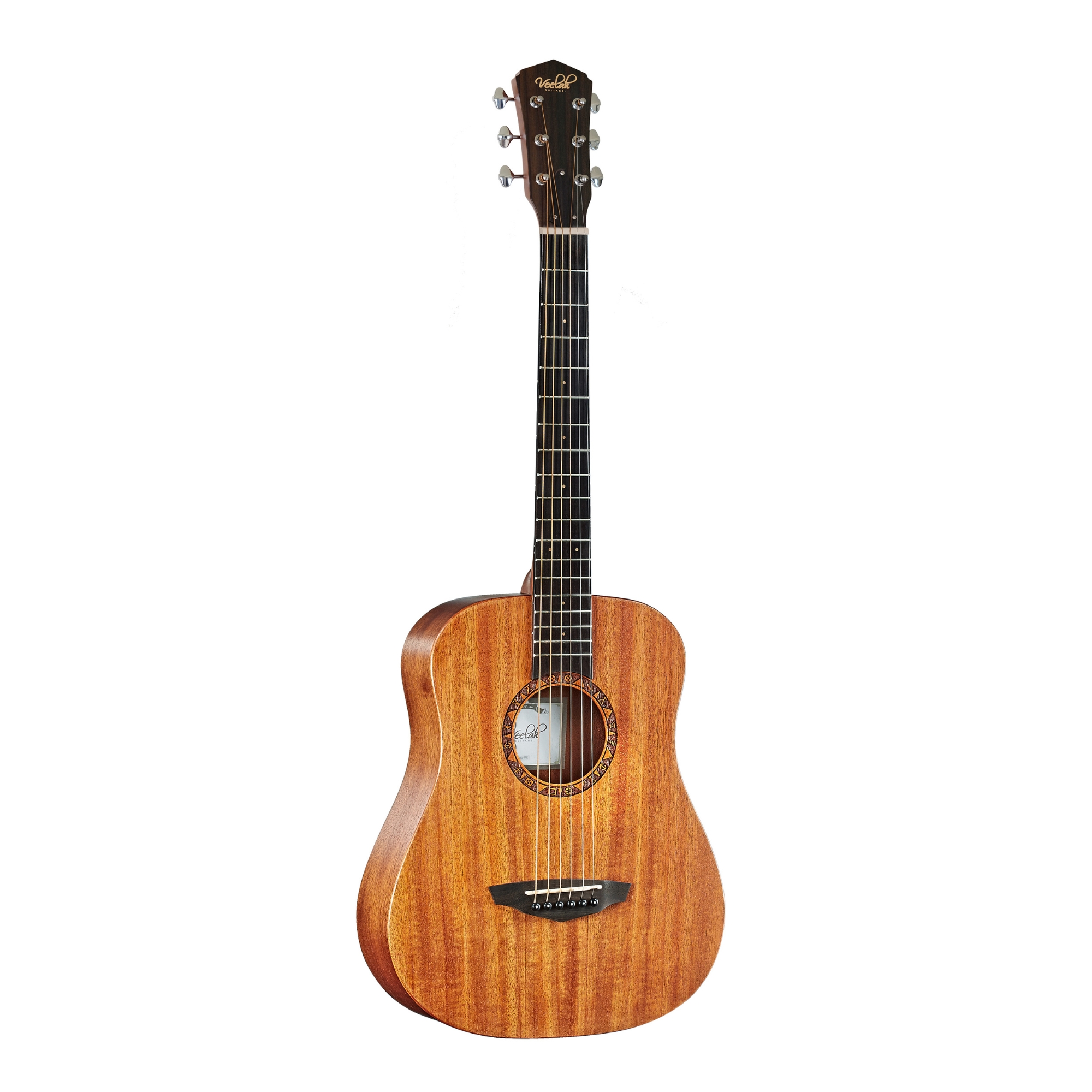 Veelah TOGO-M  solid mahogany acoustic travel guitar