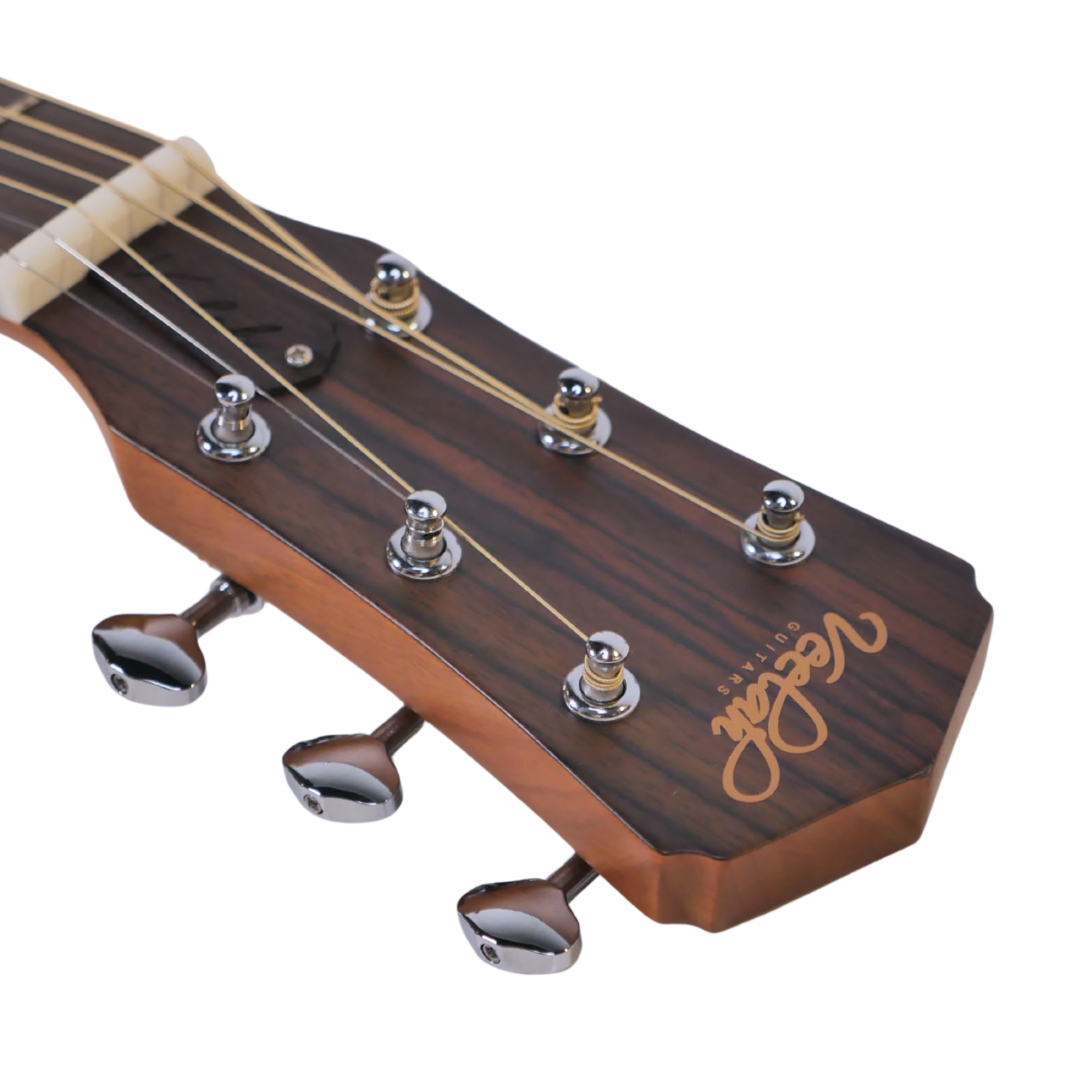 Veelah TOGO-M solid mahogany acoustic travel guitar