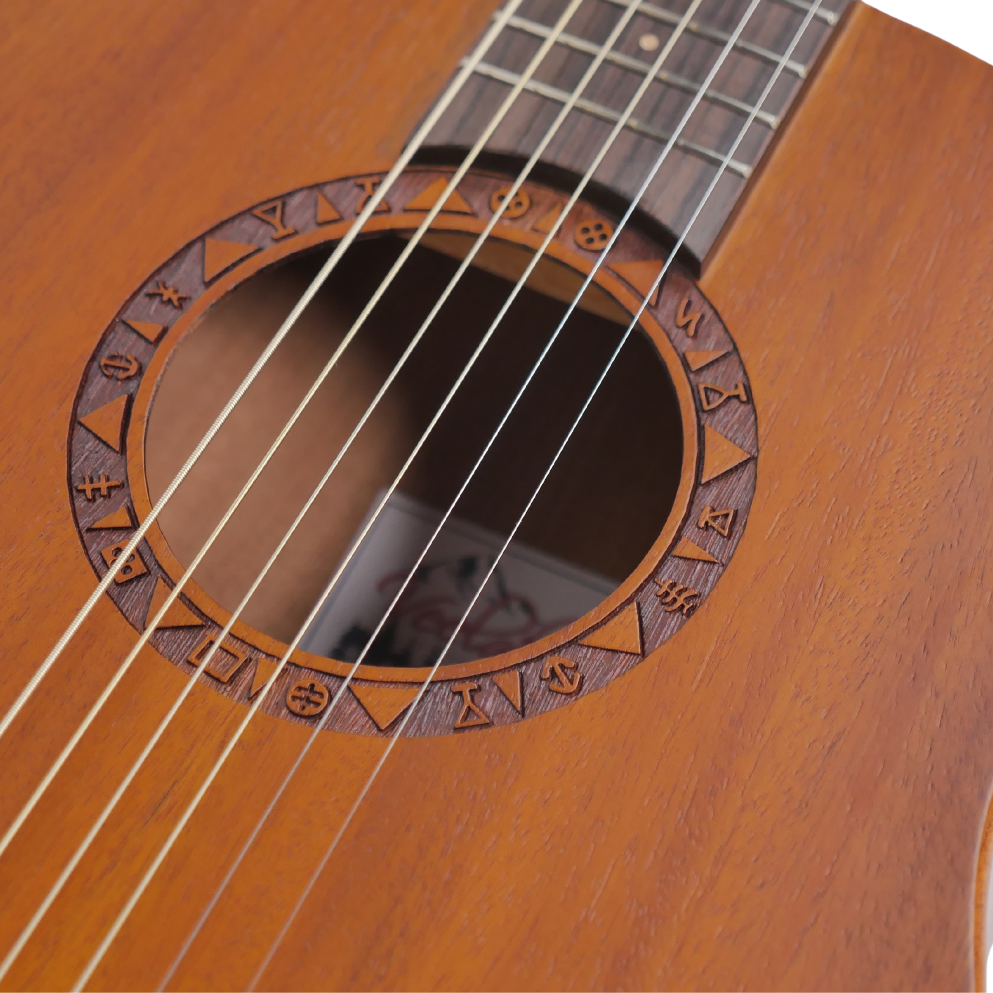 Veelah TOGO-M solid mahogany acoustic travel guitar