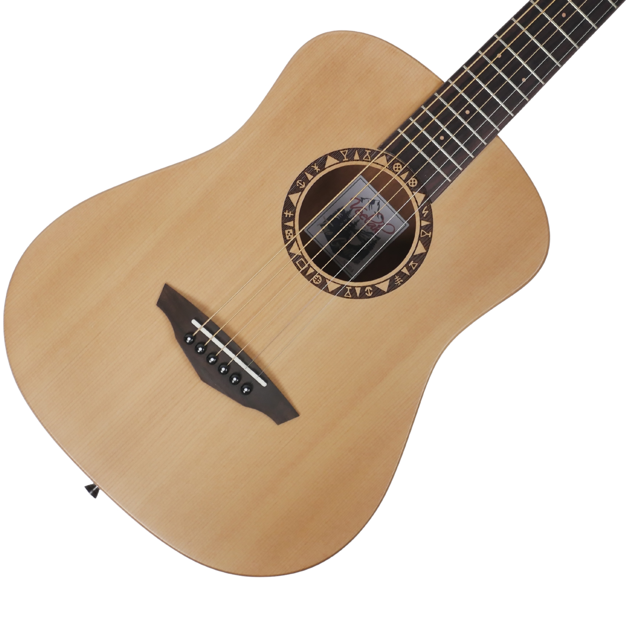 Veelah TOGO-S solid spruce acoustic travel guitar