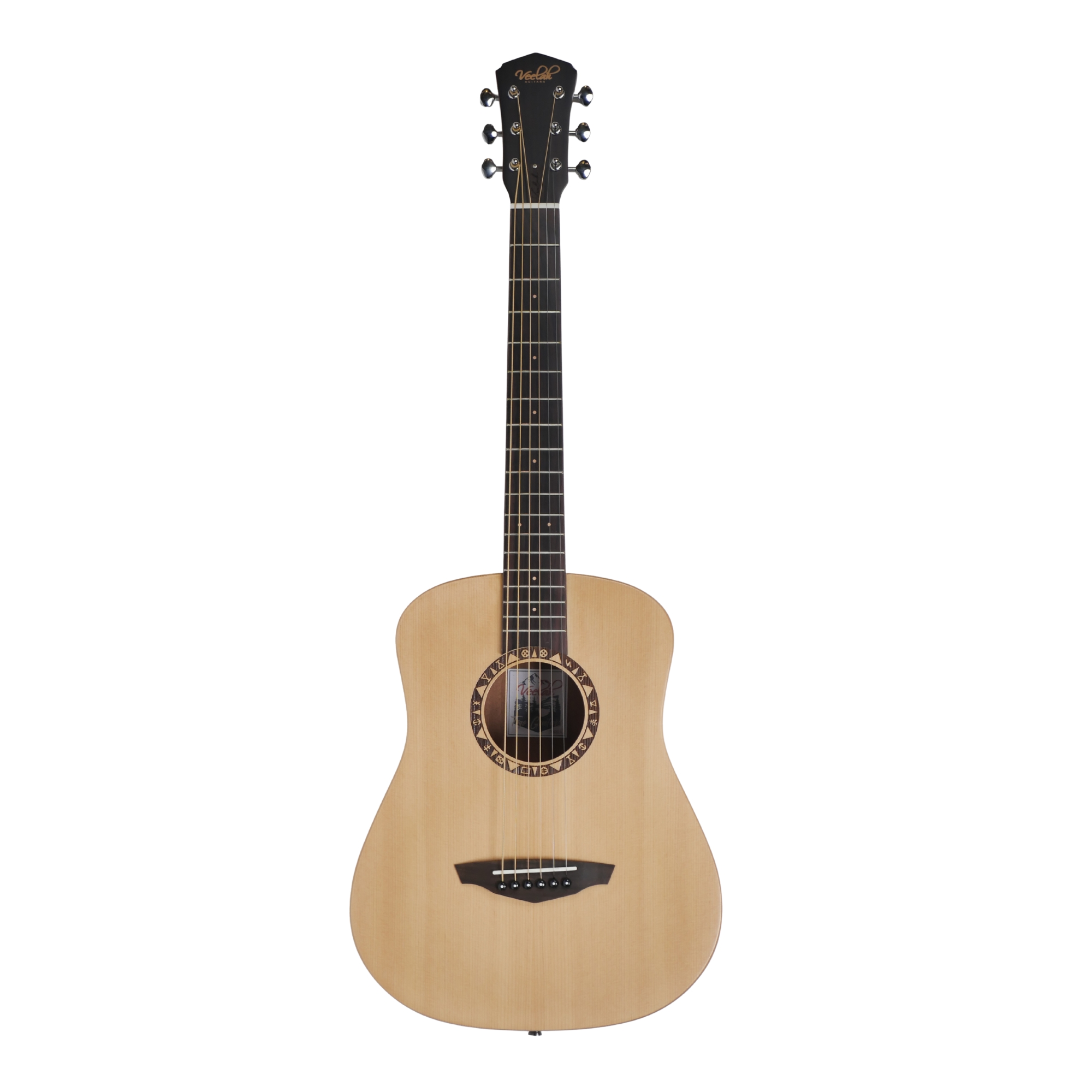 Veelah TOGO-S solid spruce acoustic travel guitar
