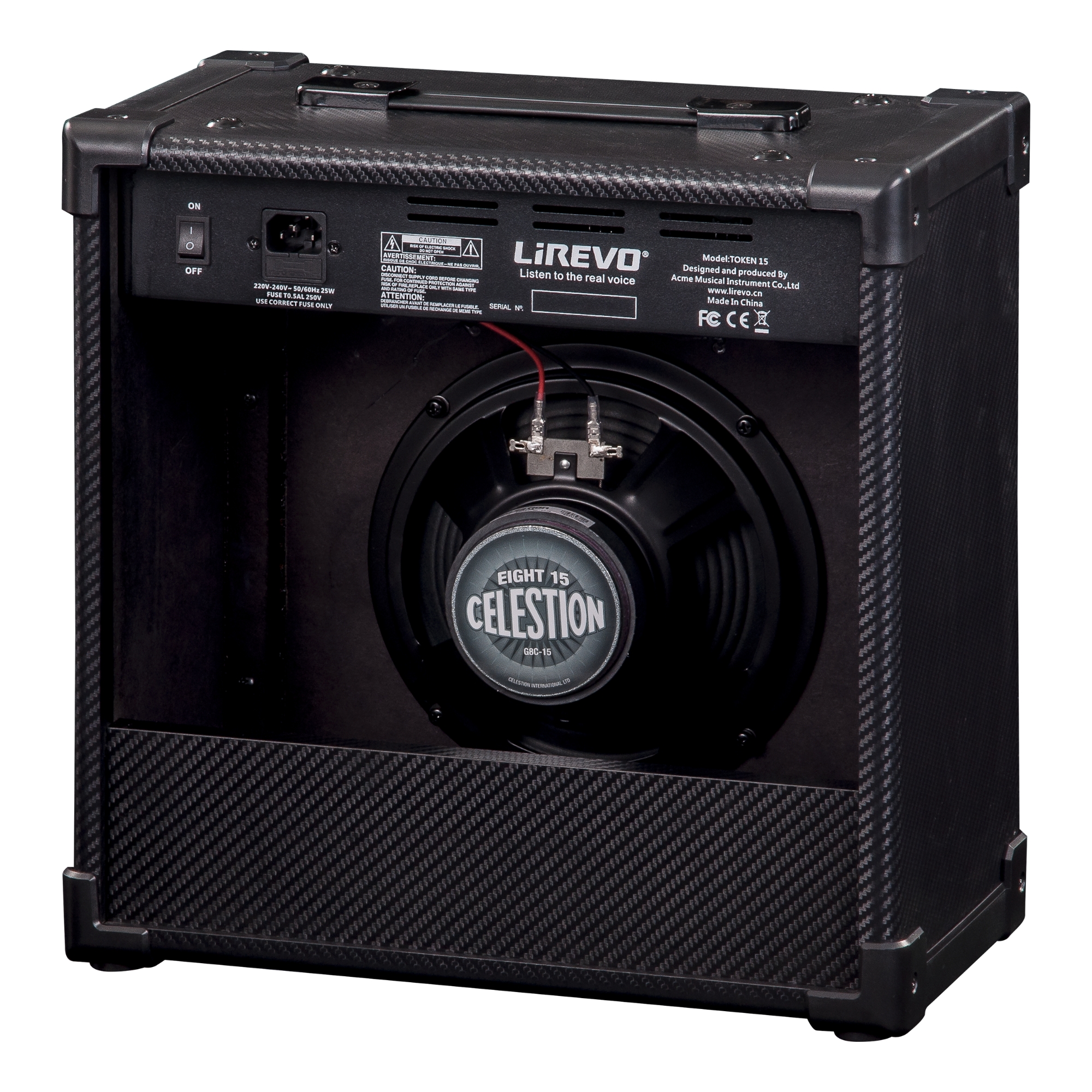 LiREVO Token 15- 15W electric amplifier with Celestion speakers