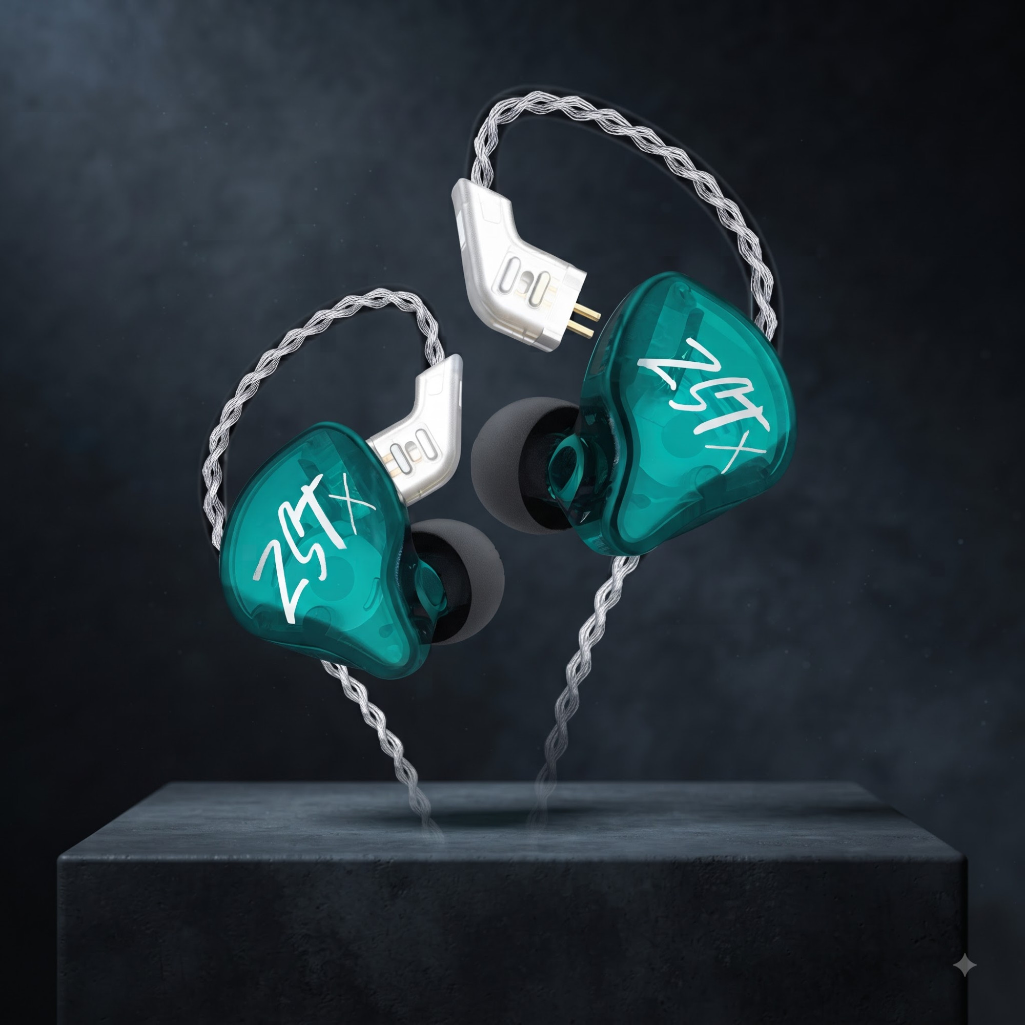 KZ ZST X CYAN Hybrid In-Ear Monitor