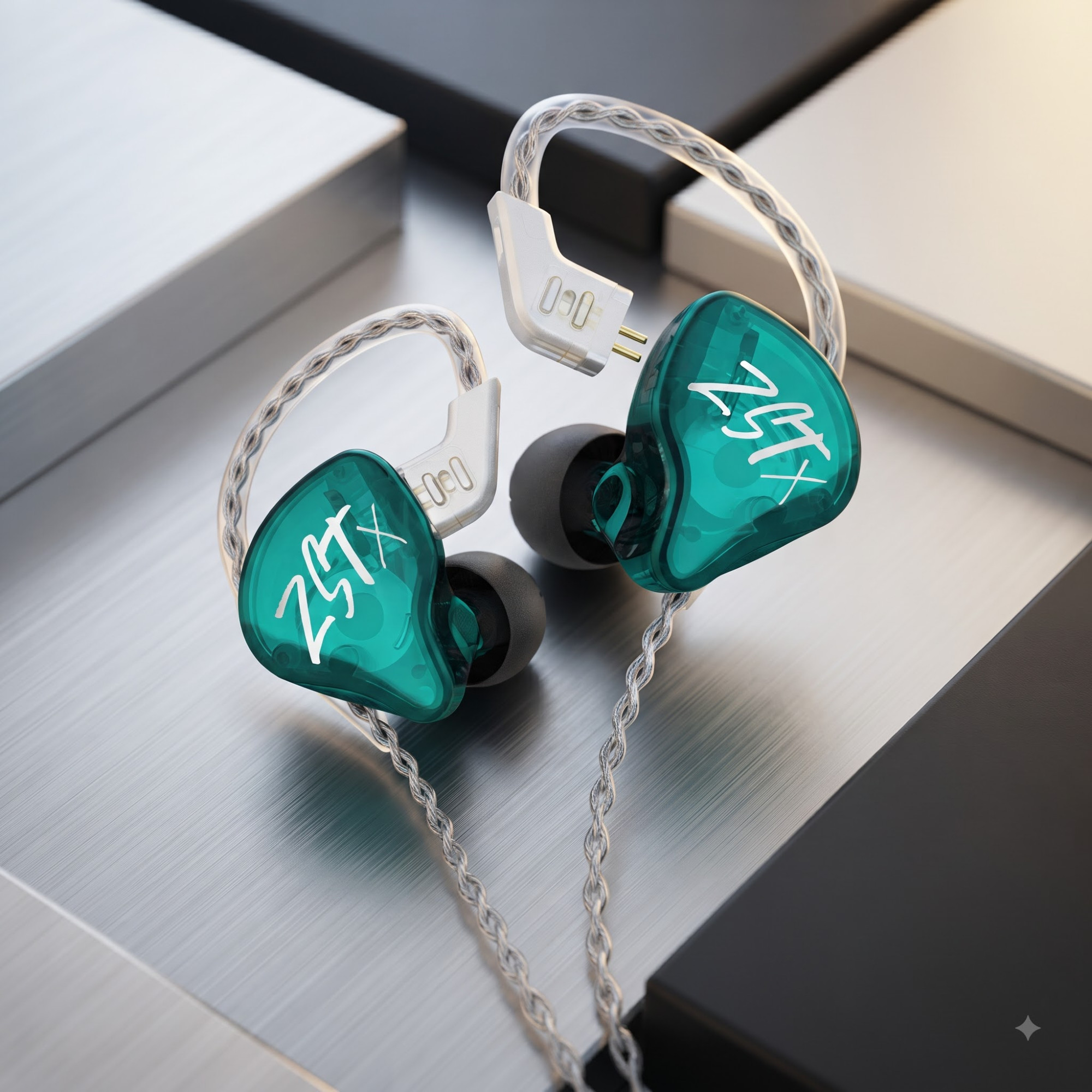 KZ ZST X CYAN Hybrid In-Ear Monitor
