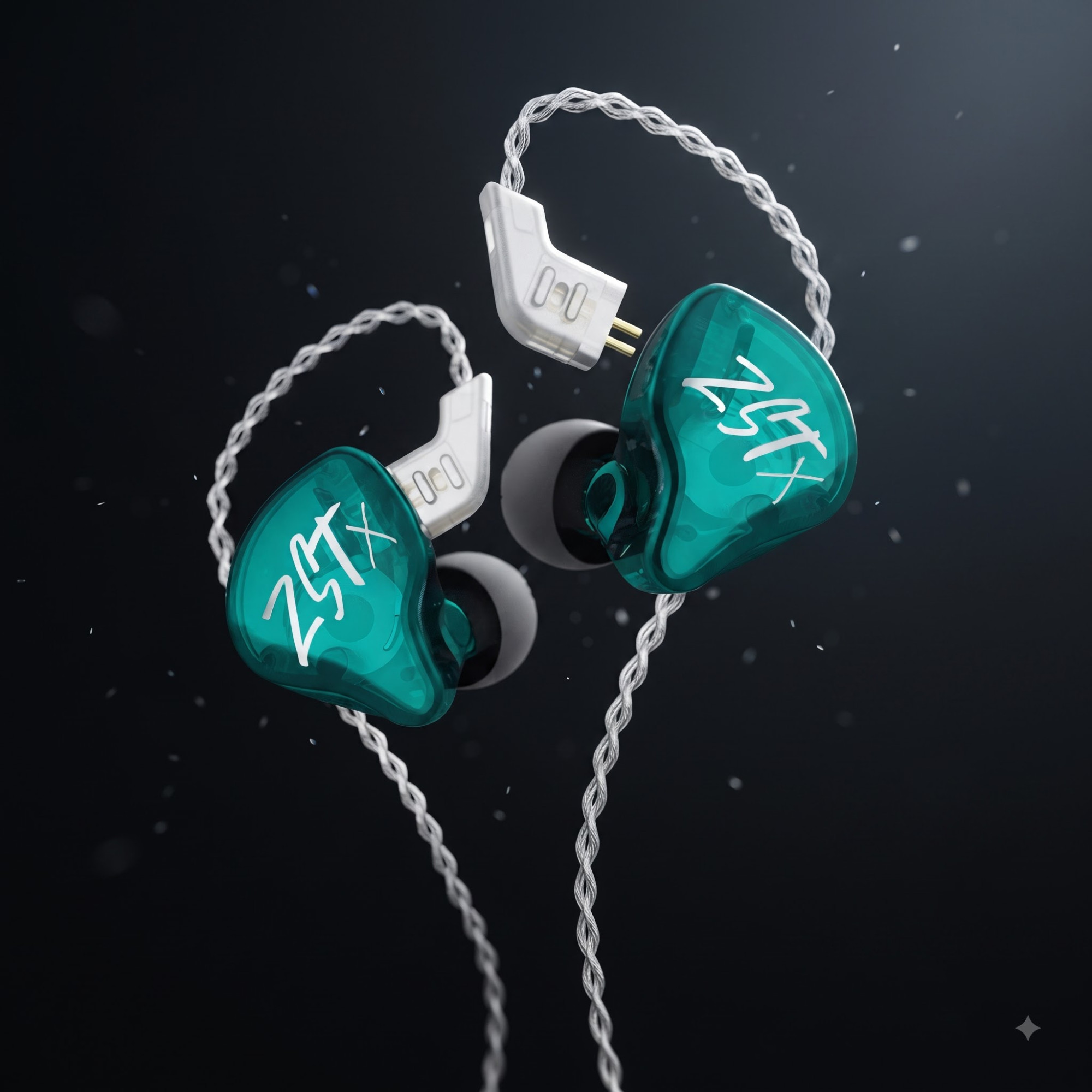 KZ ZST X CYAN Hybrid In-Ear Monitor