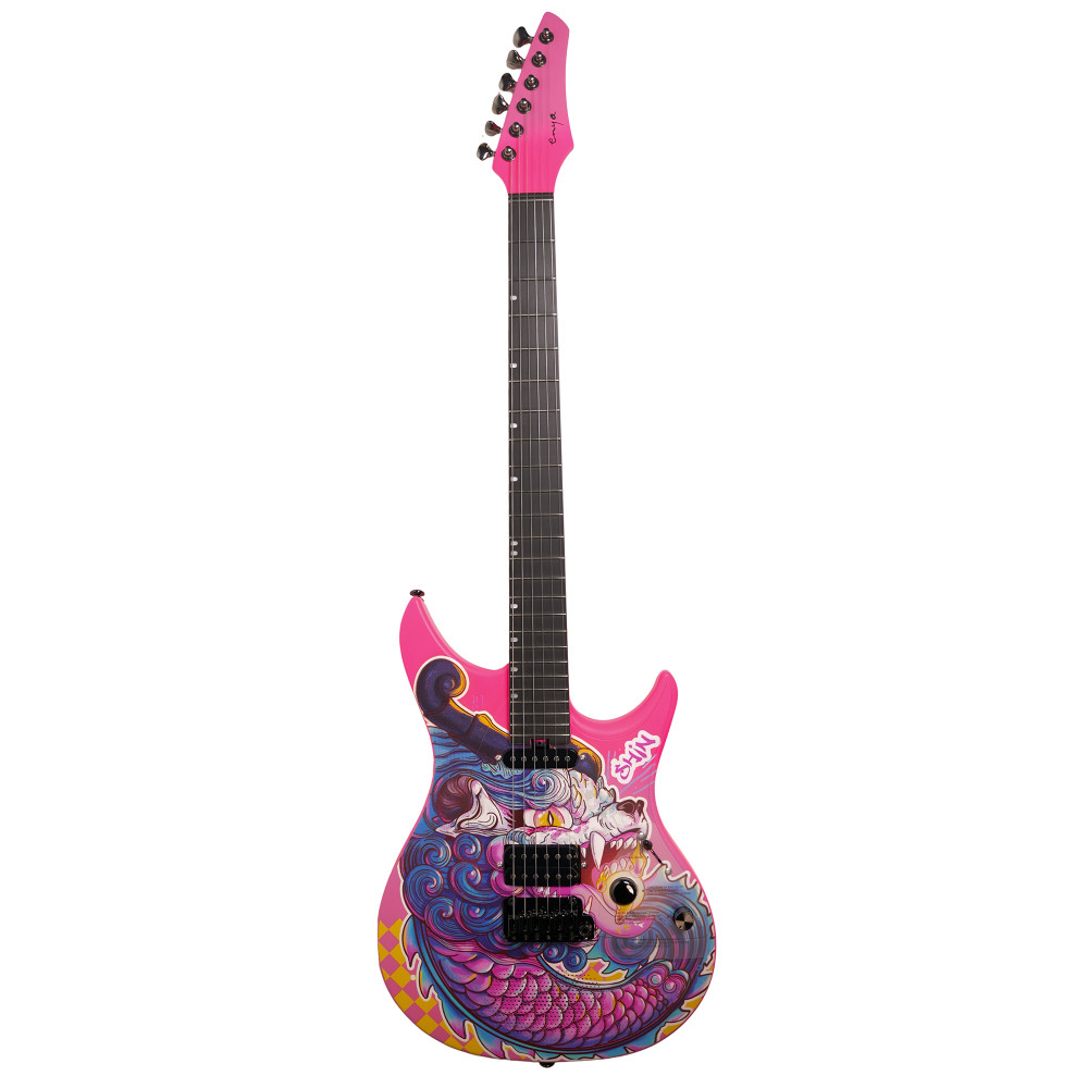 Image of Enya Nova Inspire series dragon kobayashi smart electric guitar + exclusive thickened bag  + Type-C charging cable