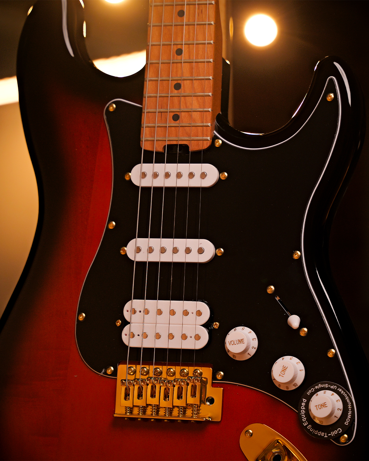 Strydom ST30M Texas Flood Gold Hardware HSS Coil Split