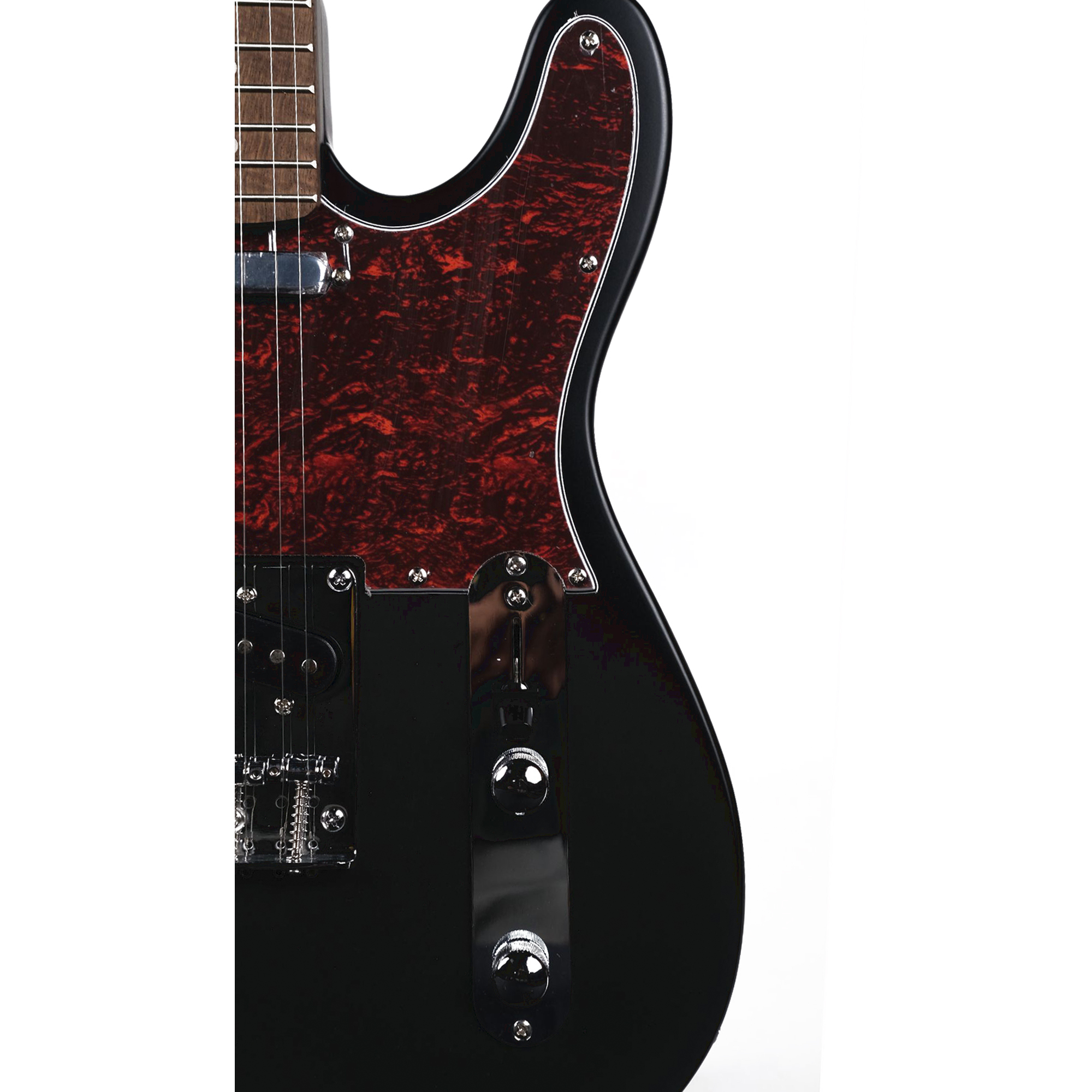 Magna Telepop TE20R - Telecaster Black Matt