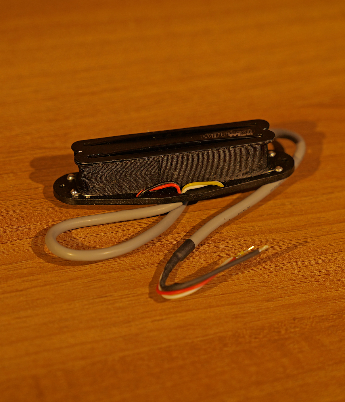 WOTBSn hot rod S style single coil neck wilkinson - Black