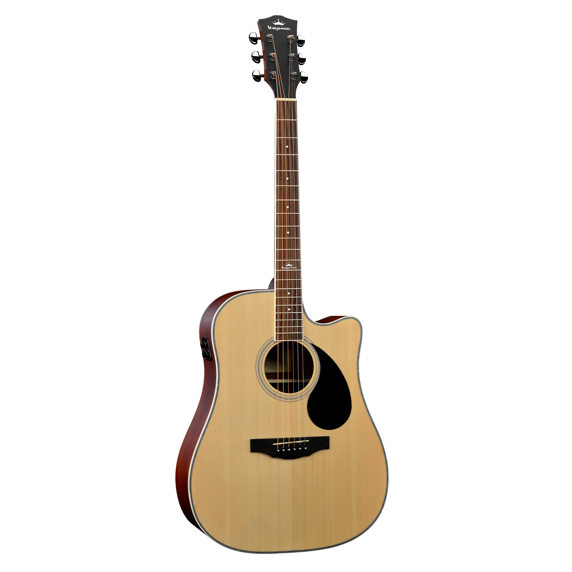 Kepma D1CE PRO TRANS K10- Semi acoustic Guitar- Natural Matt