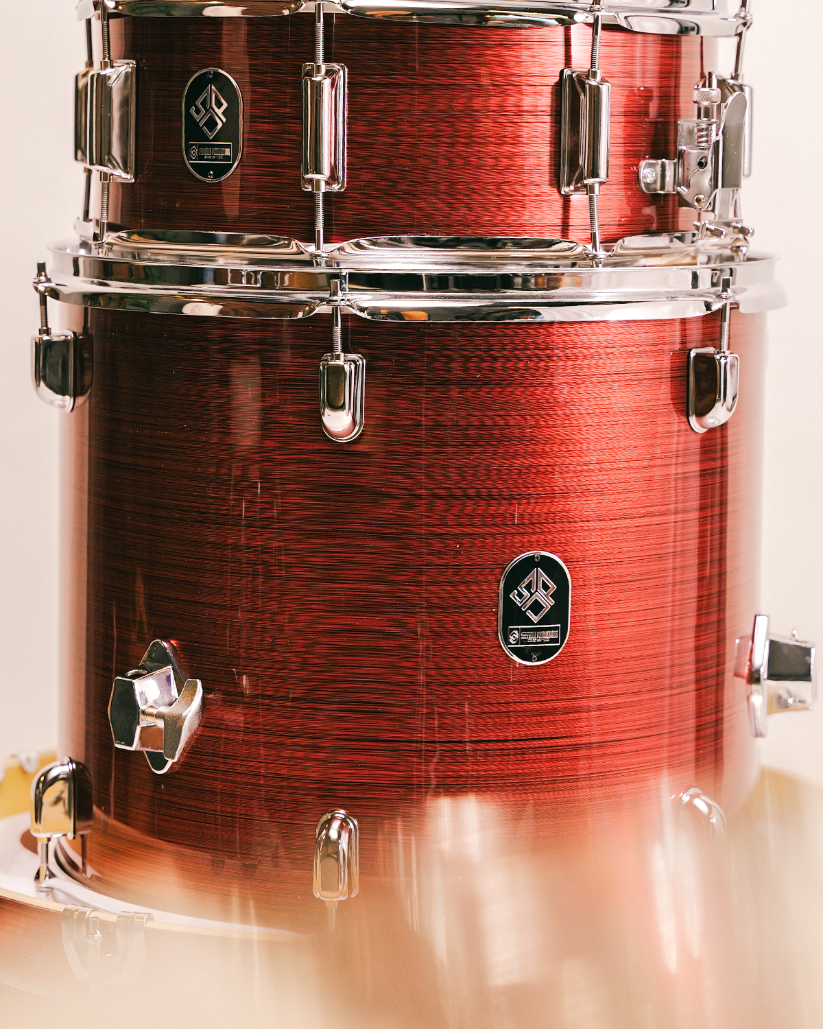 Strydom Sonic Scout 5-Piece Acoustic Drum Kit Ignition red