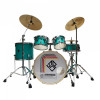 Strydom Sonic Pro Acoustic Drum Kit Glacier Mint green