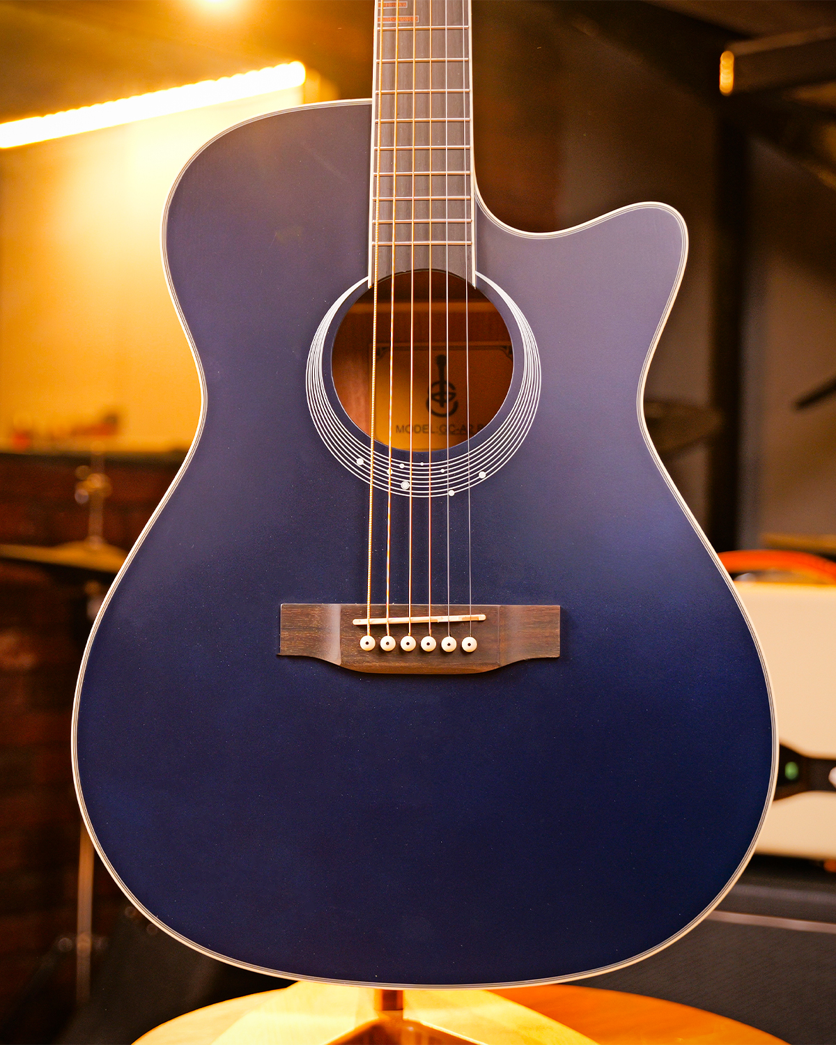GC Guitars A2 Blue Top Acoustic Guitar