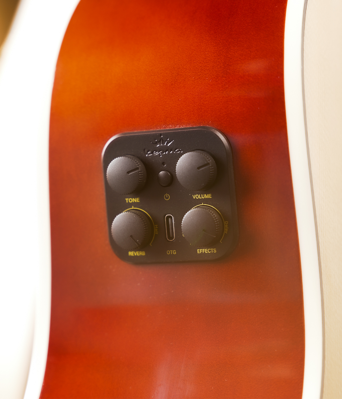 Kepma A1CE TRANS K10- Semi acoustic Guitar-  Natural