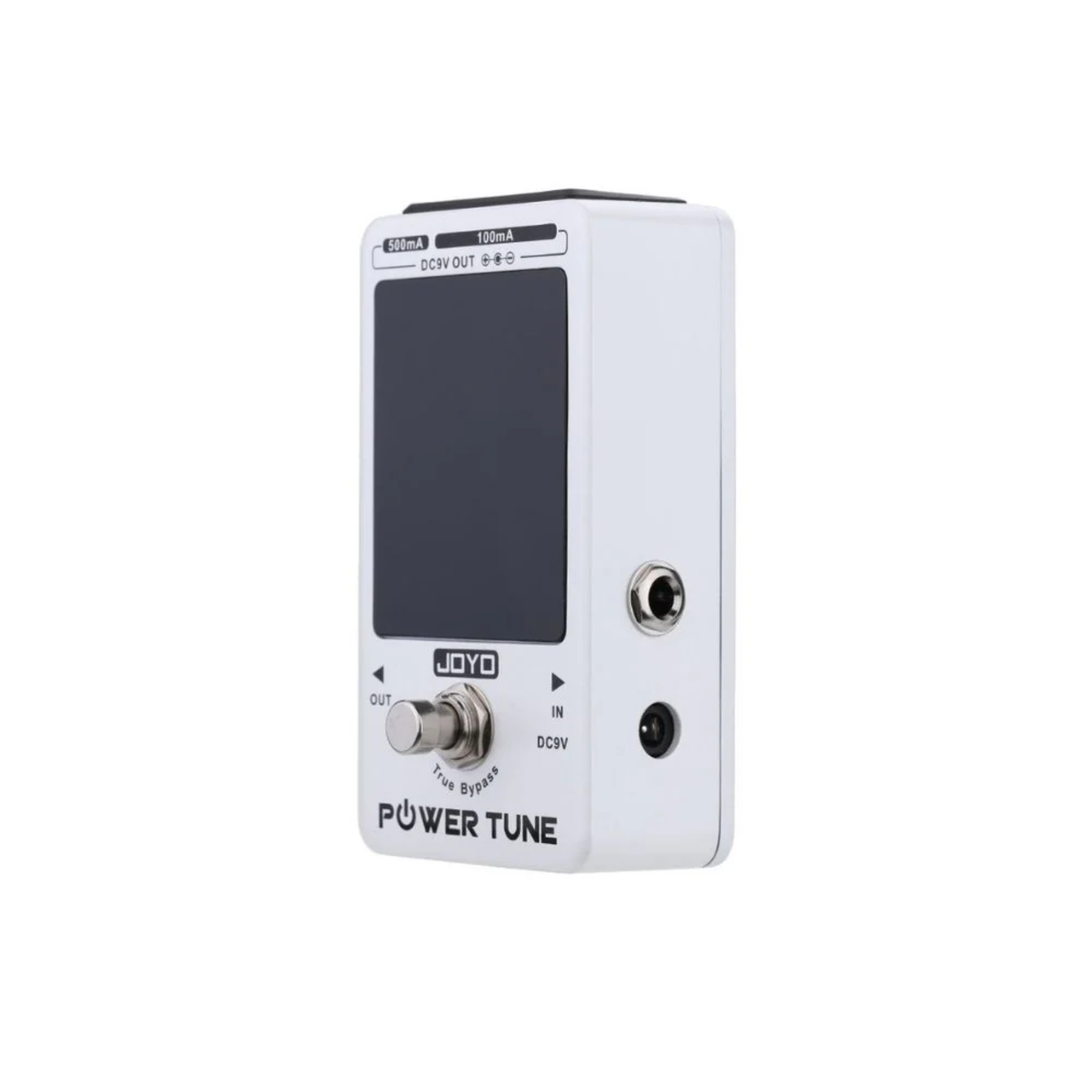 JOYO Power Tune JF-18R Power Supply Tuner Pedal with Isolated 8-Channel 2 at 500mA 6 at 100mA Low Noise DC 9V Output - True Bypass