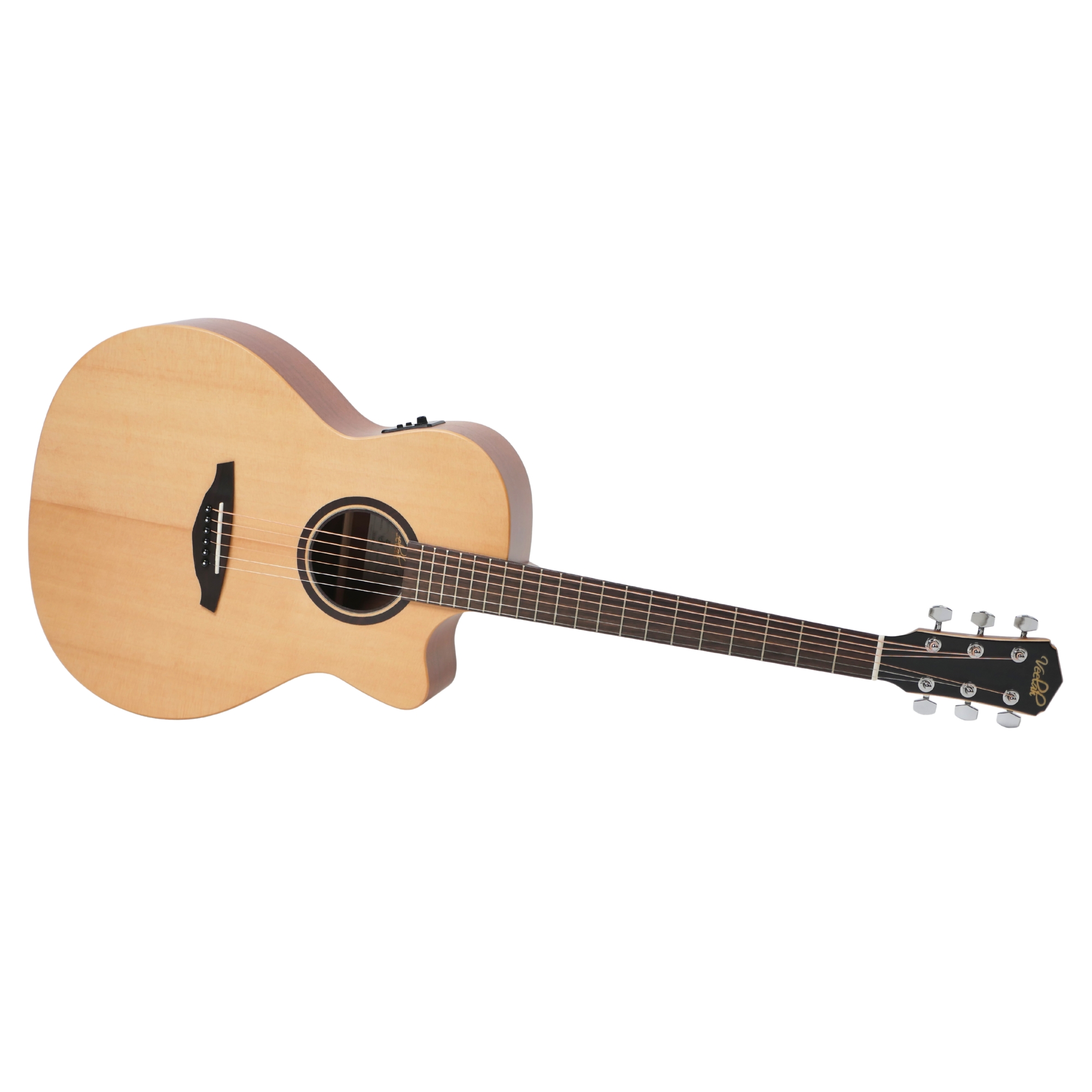 Veelah V1GACE Semi- acoustic Solid top guitar with fishman presys I pick up