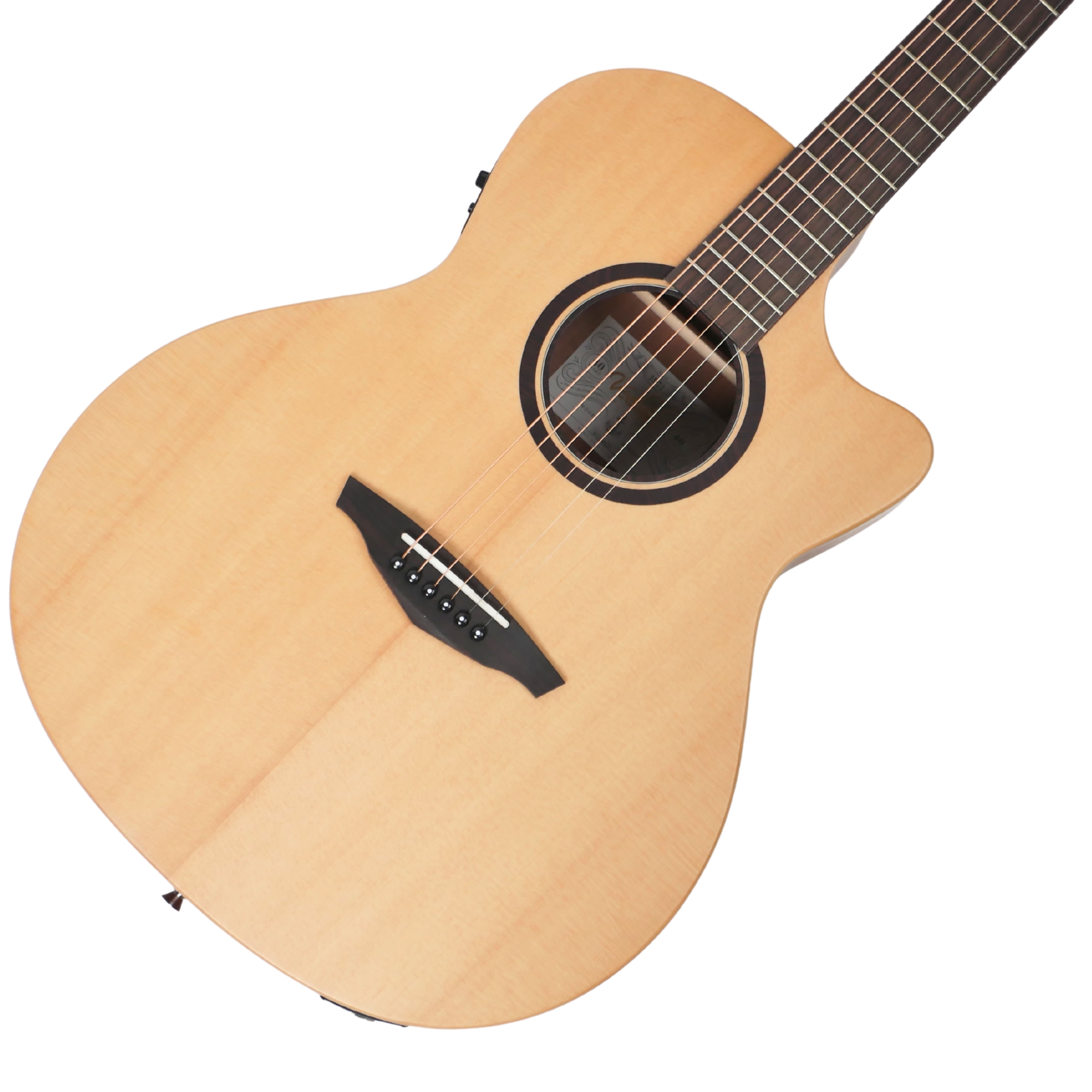 Veelah V1GACE Semi- acoustic Solid top guitar with fishman presys I pick up