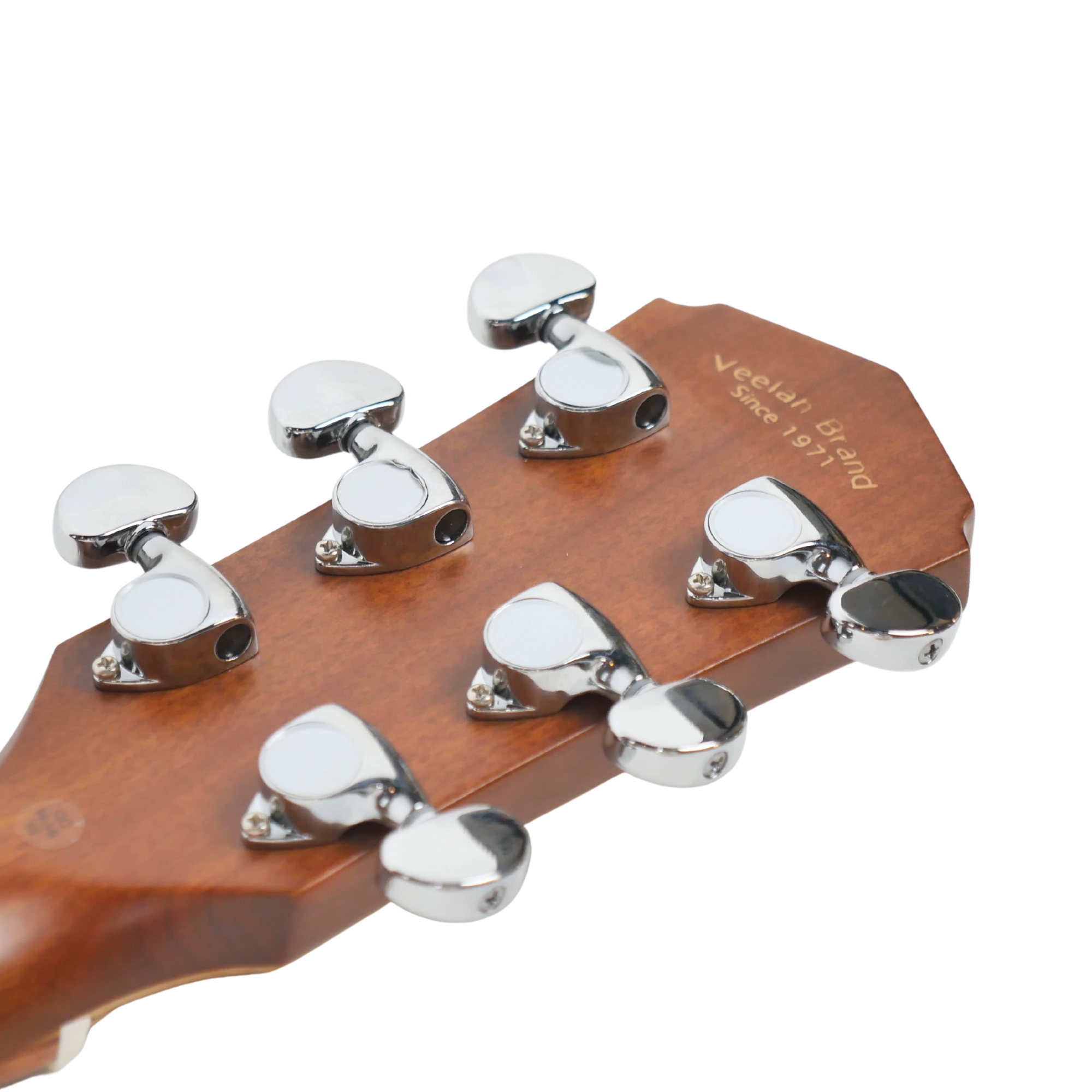 Veelah V3-OMCE semi-acoustic guitar with Fishman presysII and elixir strings