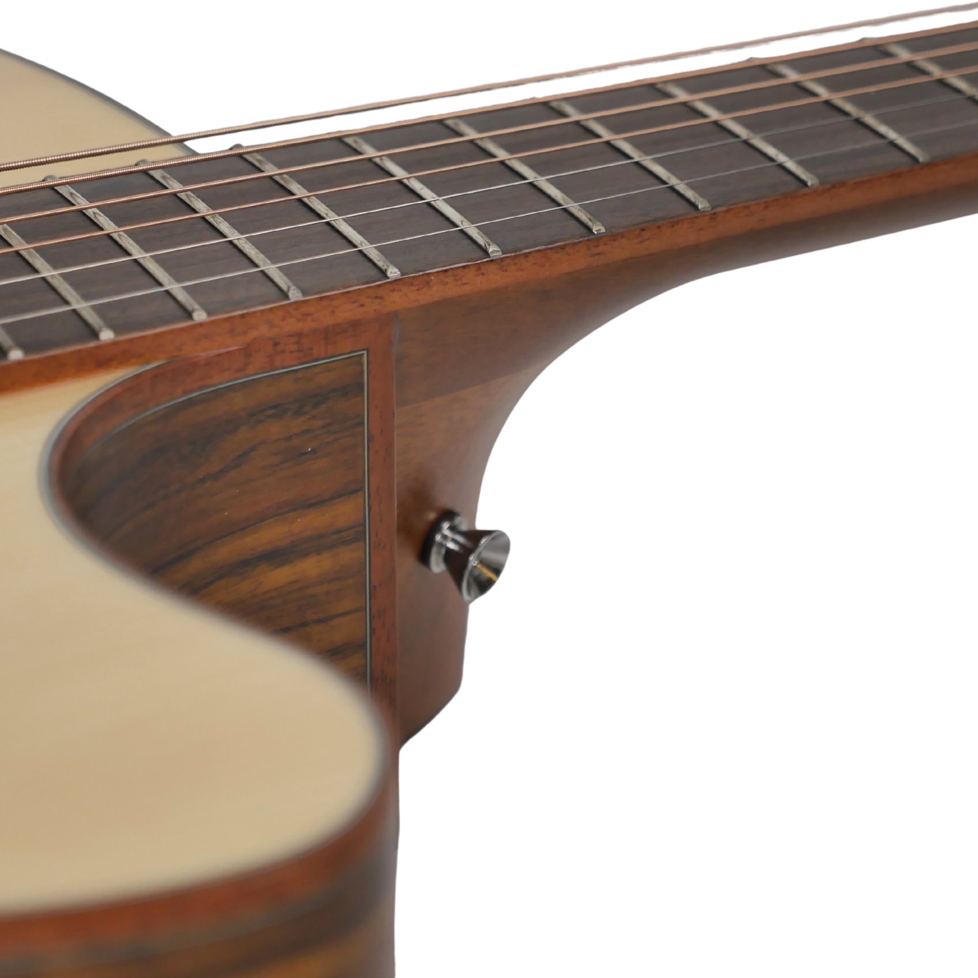 Veelah V3-OMCE semi-acoustic guitar with Fishman presysII and elixir strings