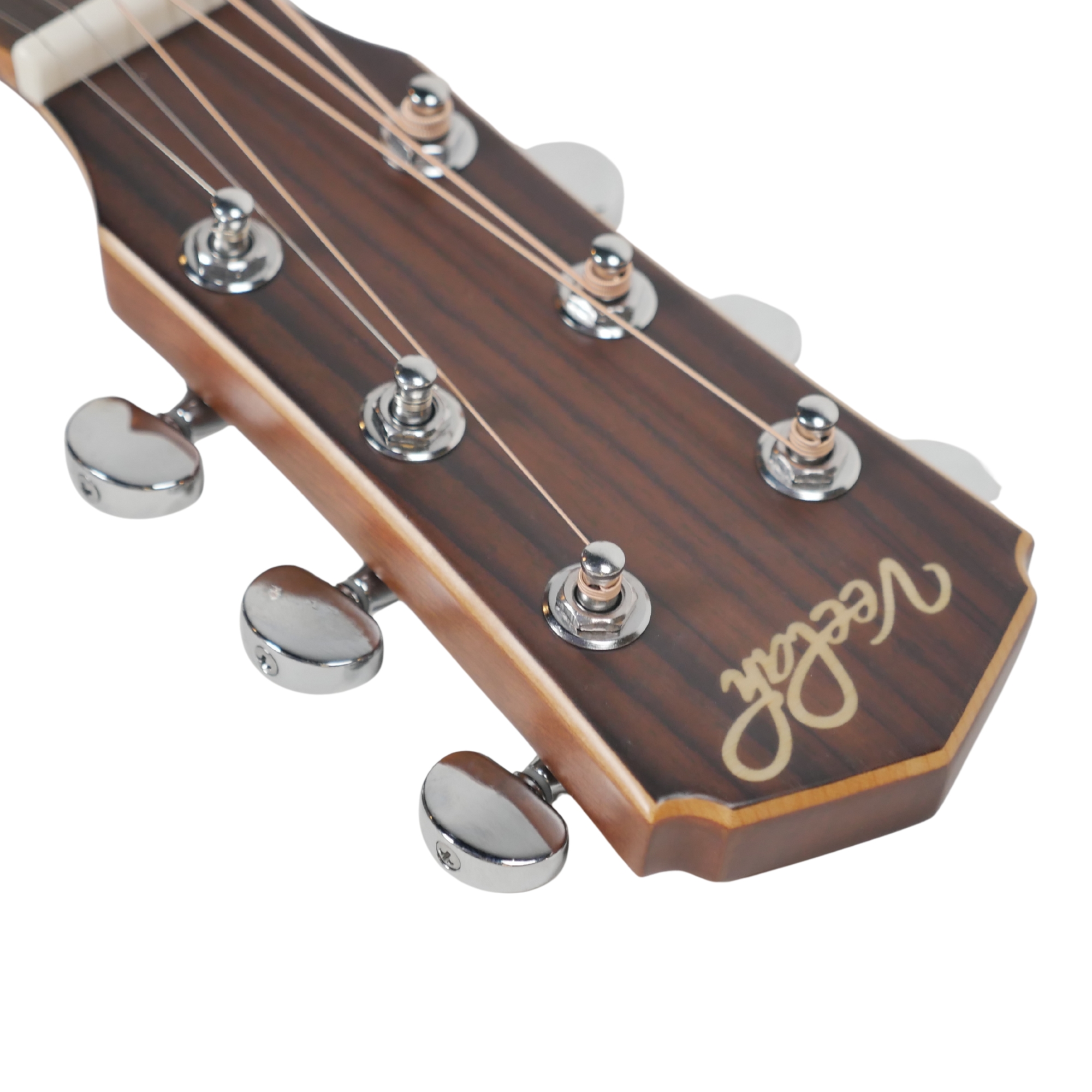 Veelah V3-OMCE semi-acoustic guitar with Fishman presysII and elixir strings