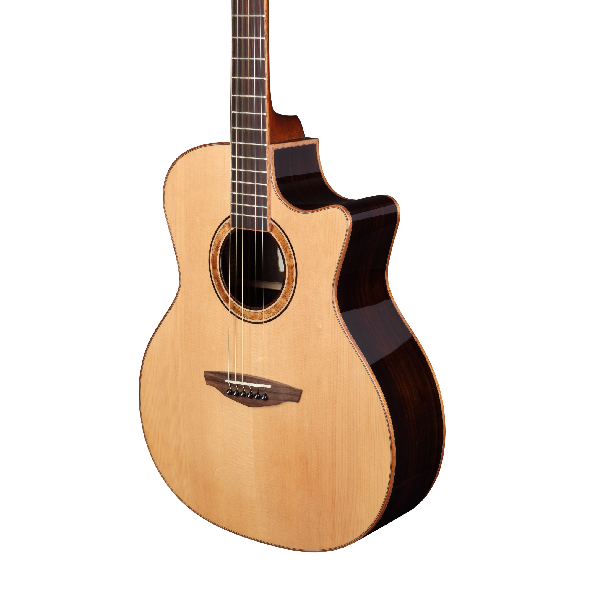 Veelah V5GACE Semi- acoustic Solid top guitar with fishman presys blend