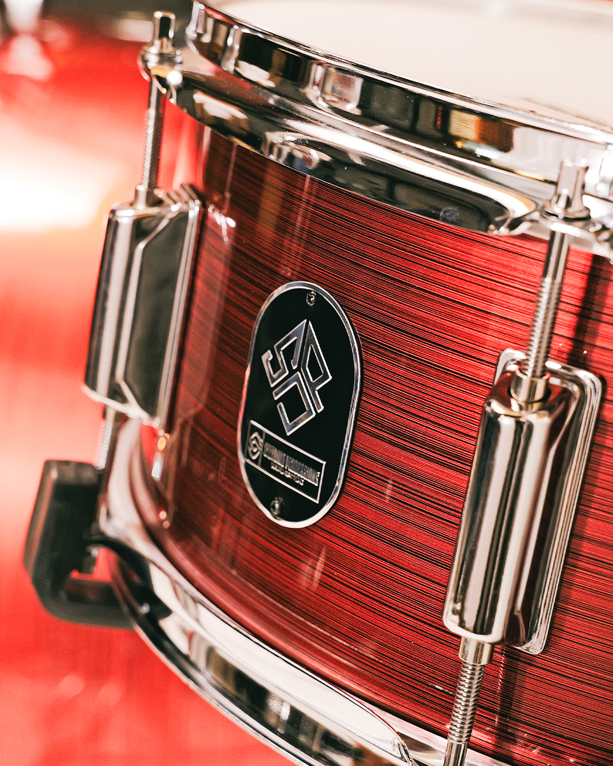 Strydom Sonic Scout 5-Piece Acoustic DrumKit Ignition red