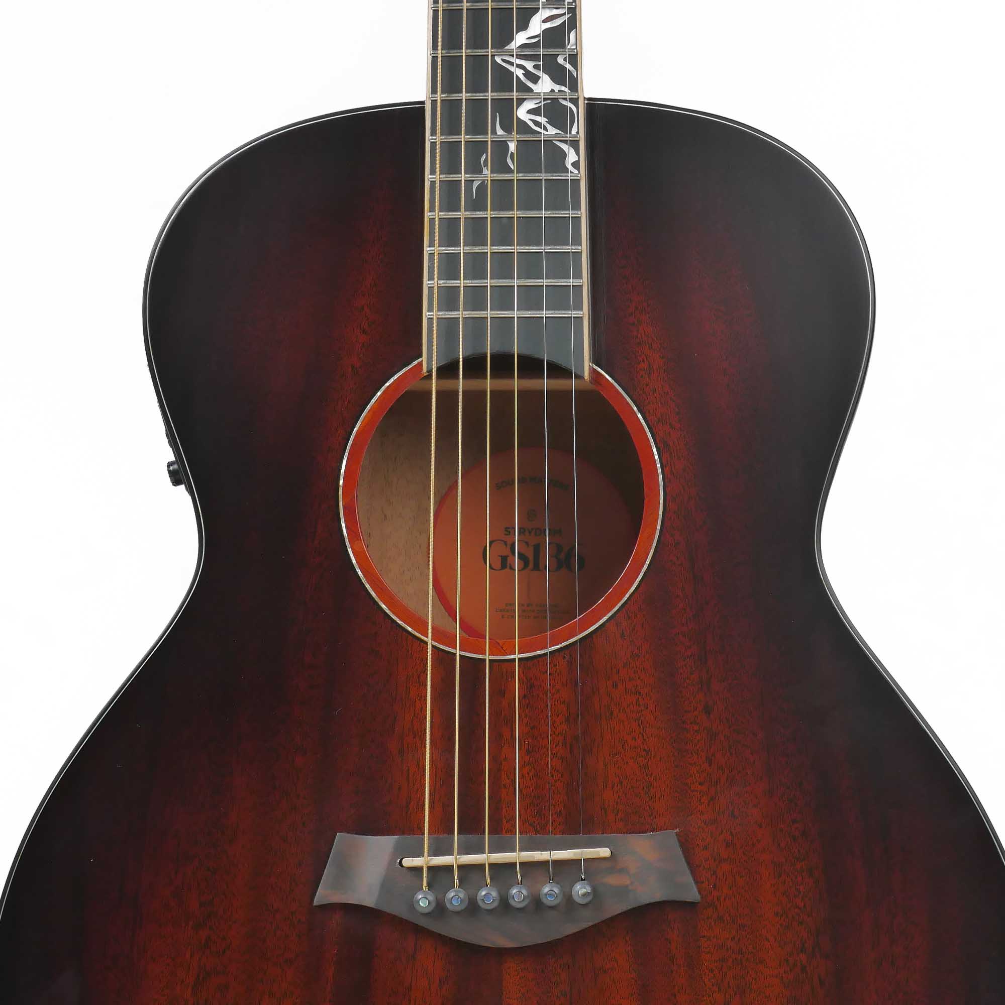 Strydom GS136E Semi-acoustic guitar Wild Honey all Mahogany