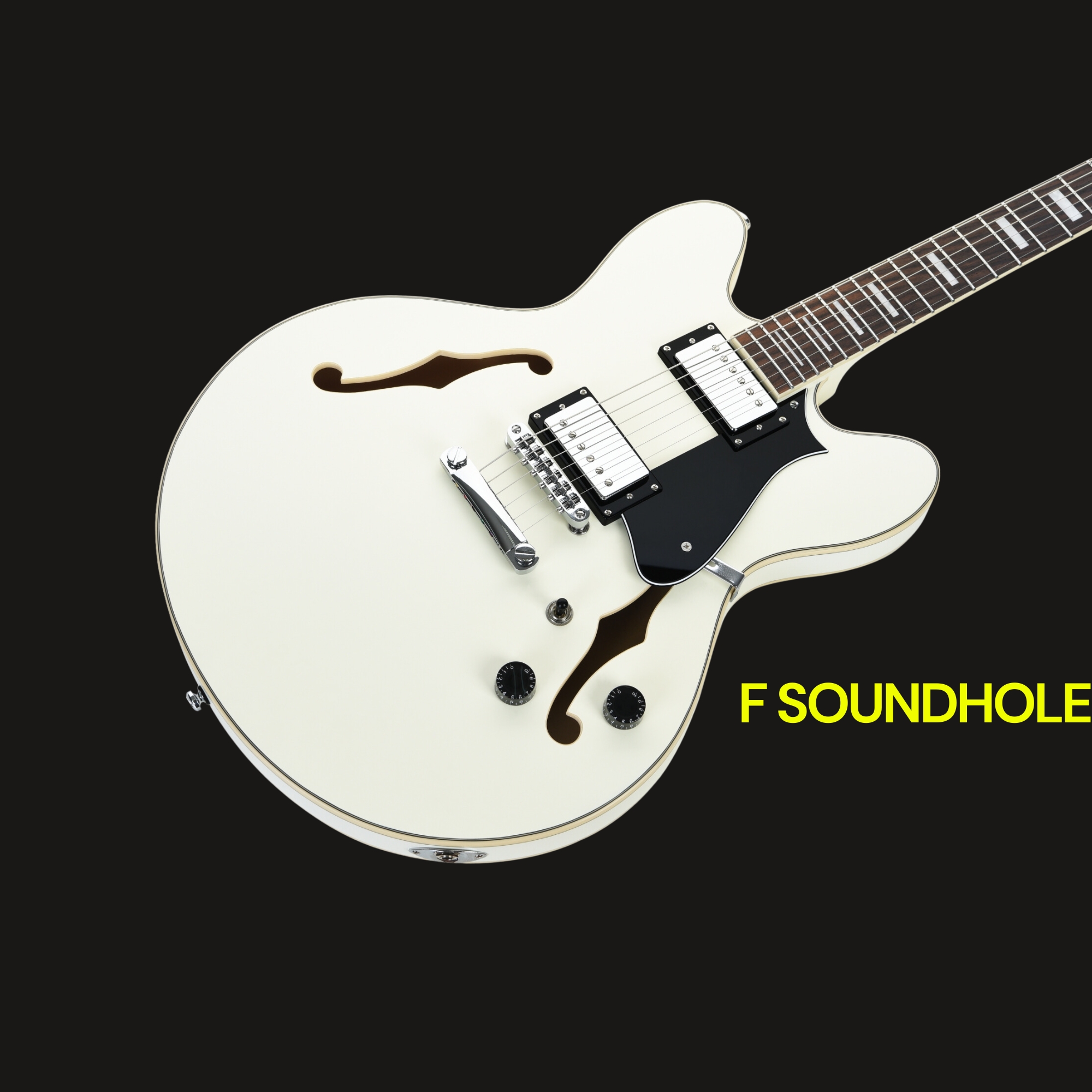 HEX Q300S IV - SEMI HOLLOW Q SERIES - IVORY
