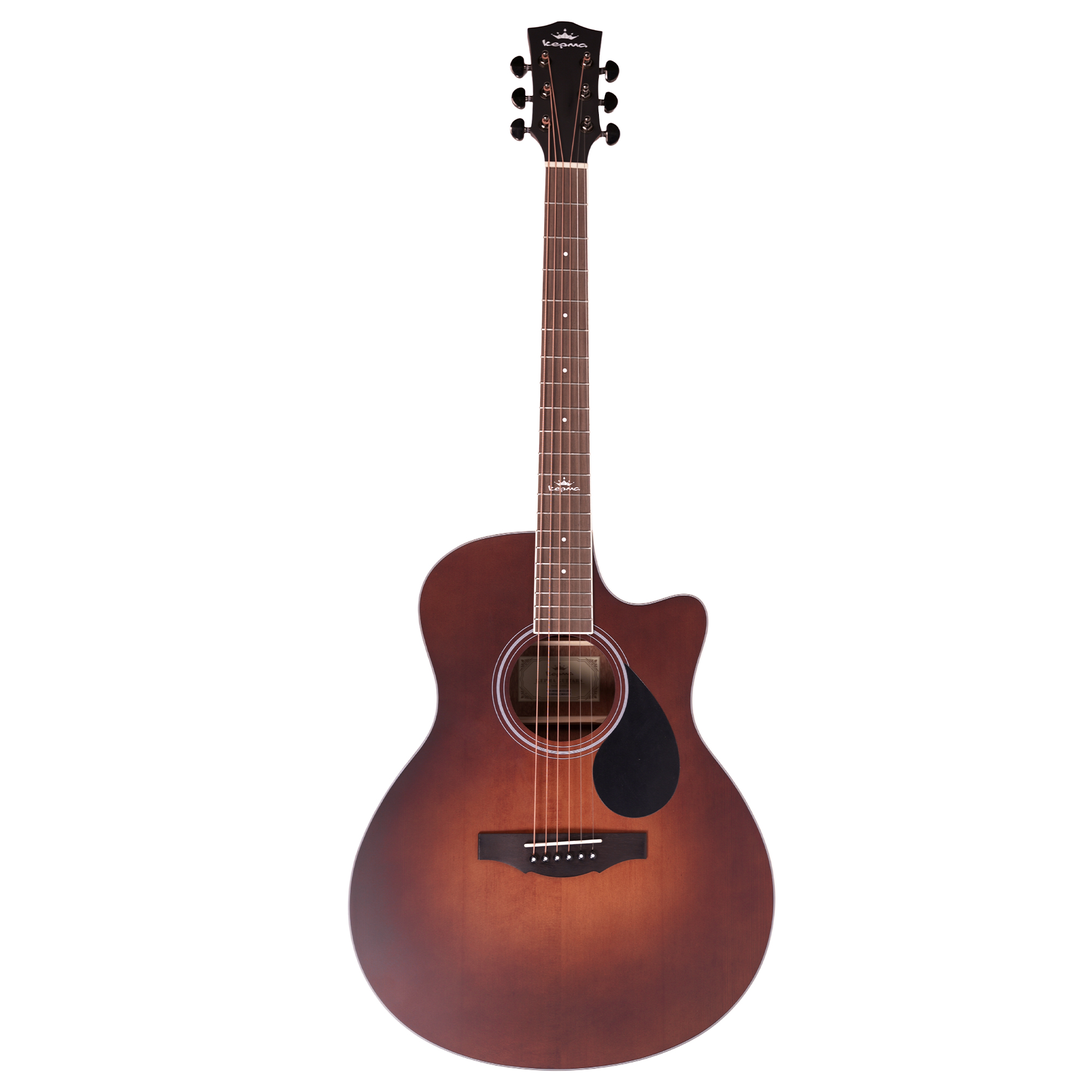 Kepma A1C Acoustic Guitar  Crimson satin