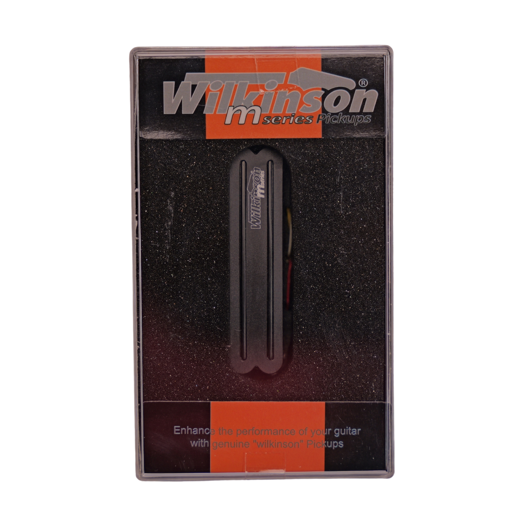 WOTBSn hot rod S style single coil bridge wilkinson - Black