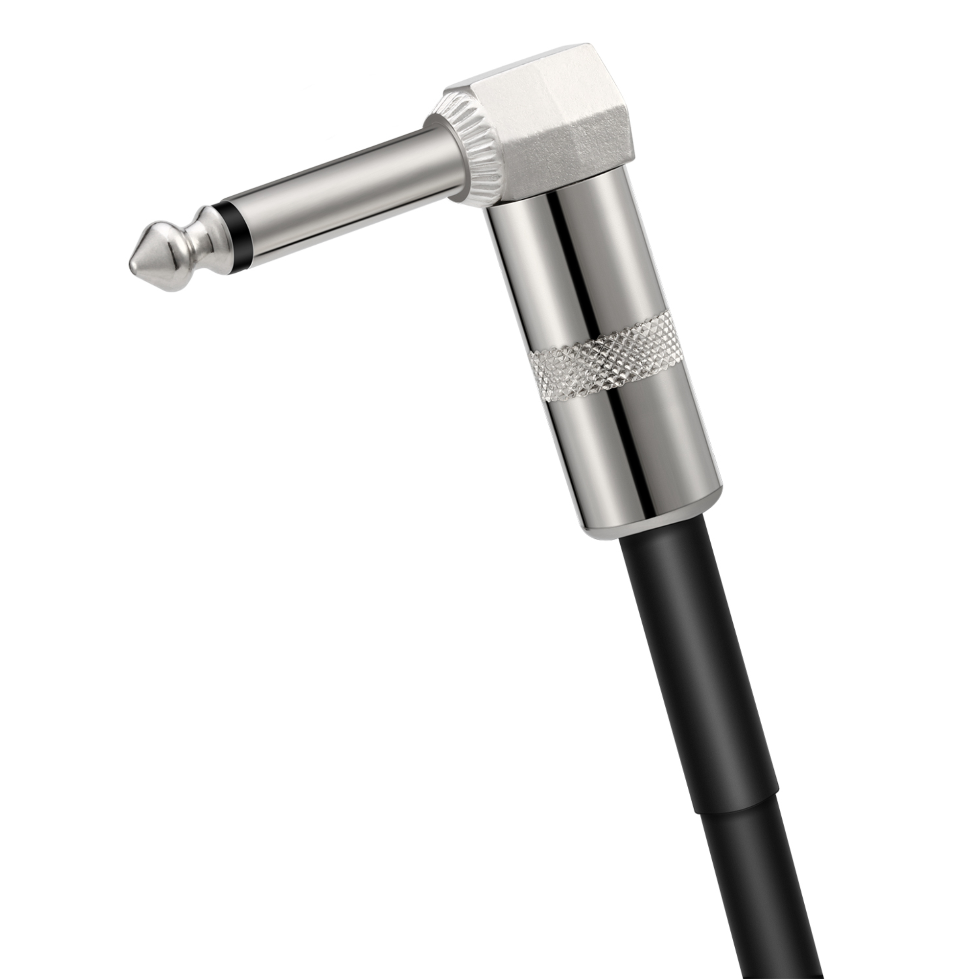 Donner Guitar Patch Cables Right Angle 6 Inch 15 cm 14 Instrument Cables for Effect Pedals 6 Pack