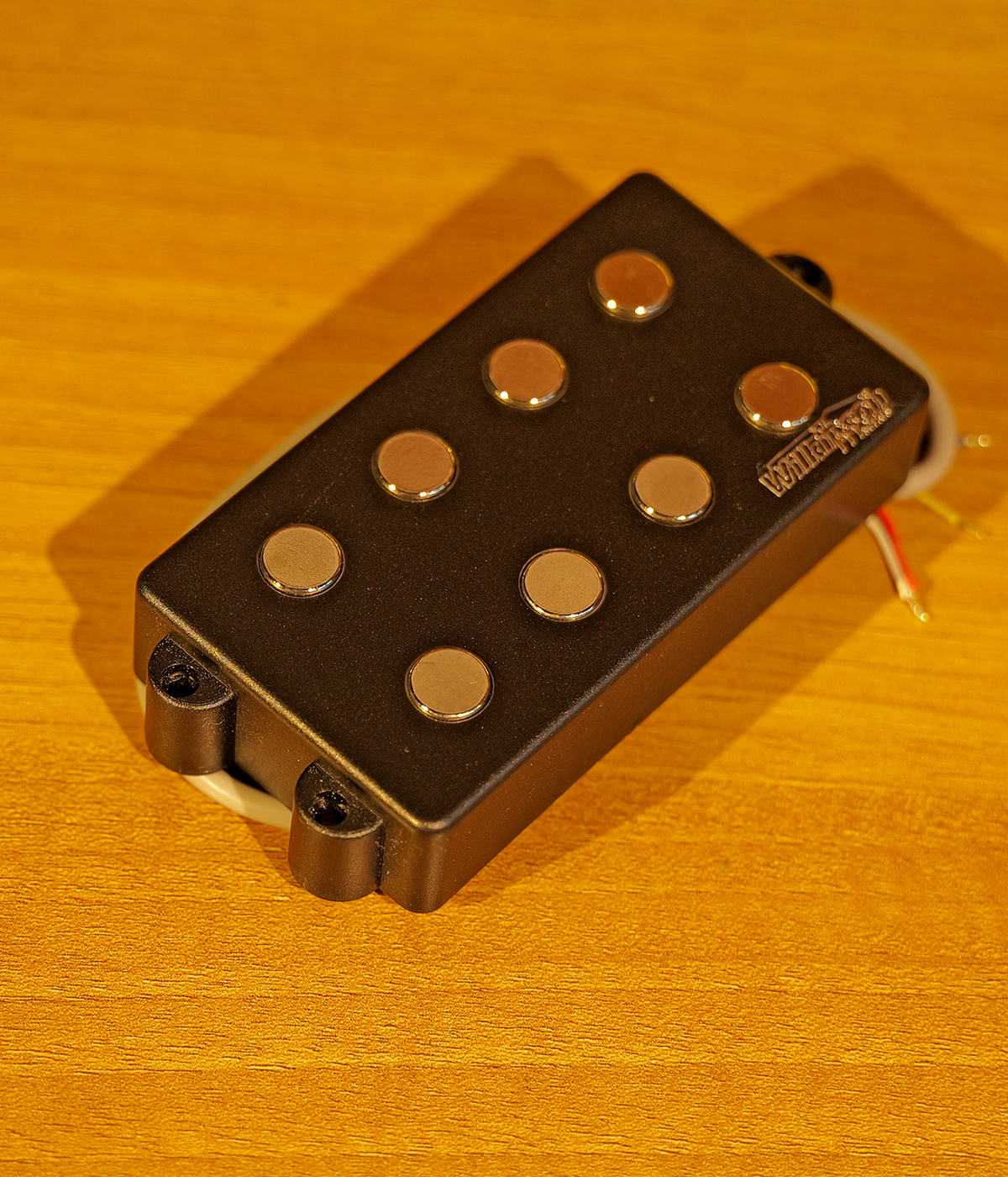 WOM 4-String Bass Pickup M-Series Ceramic Magnet Upgrade wilkinson - Black