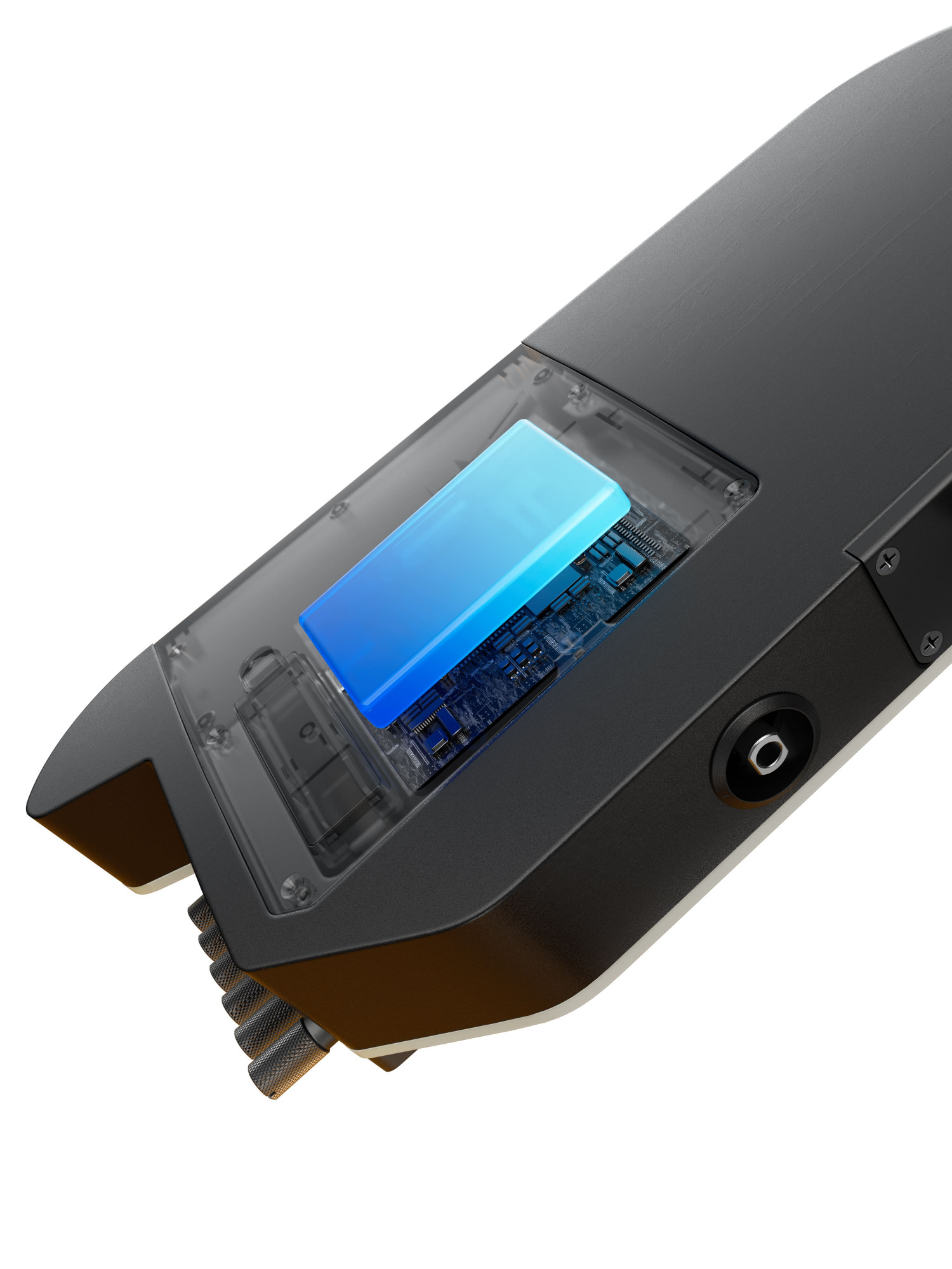 Donner HUSH X PRO Black Electric Guitar Kit - Smart Travel Guitar with Dozens of Preset Combinations 7 Tone Sim Options